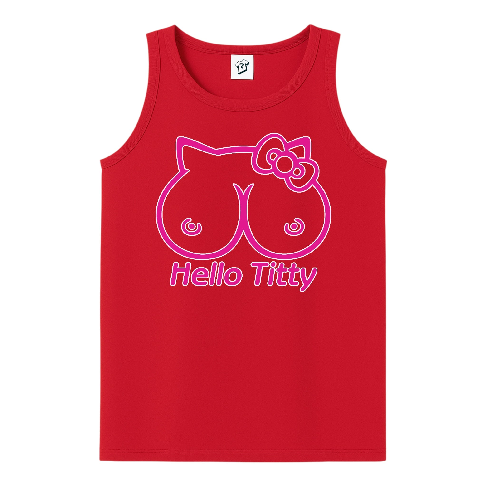 Tees Club tank top Hello Titty - Tank Top Navy Size M detail
