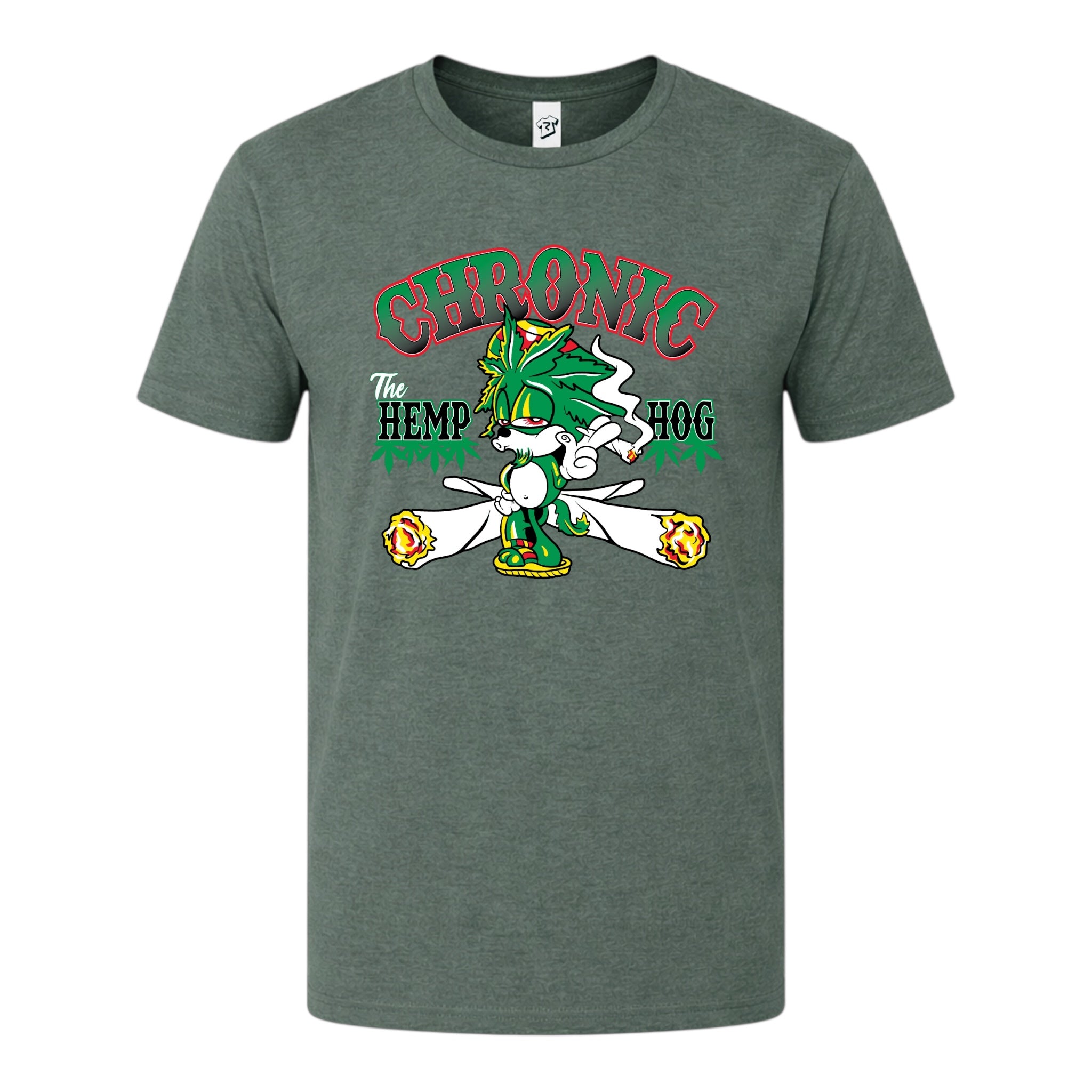 Tees Club graphic tee Chronic Hemp Dog - Premium Tee Black Size XL detail