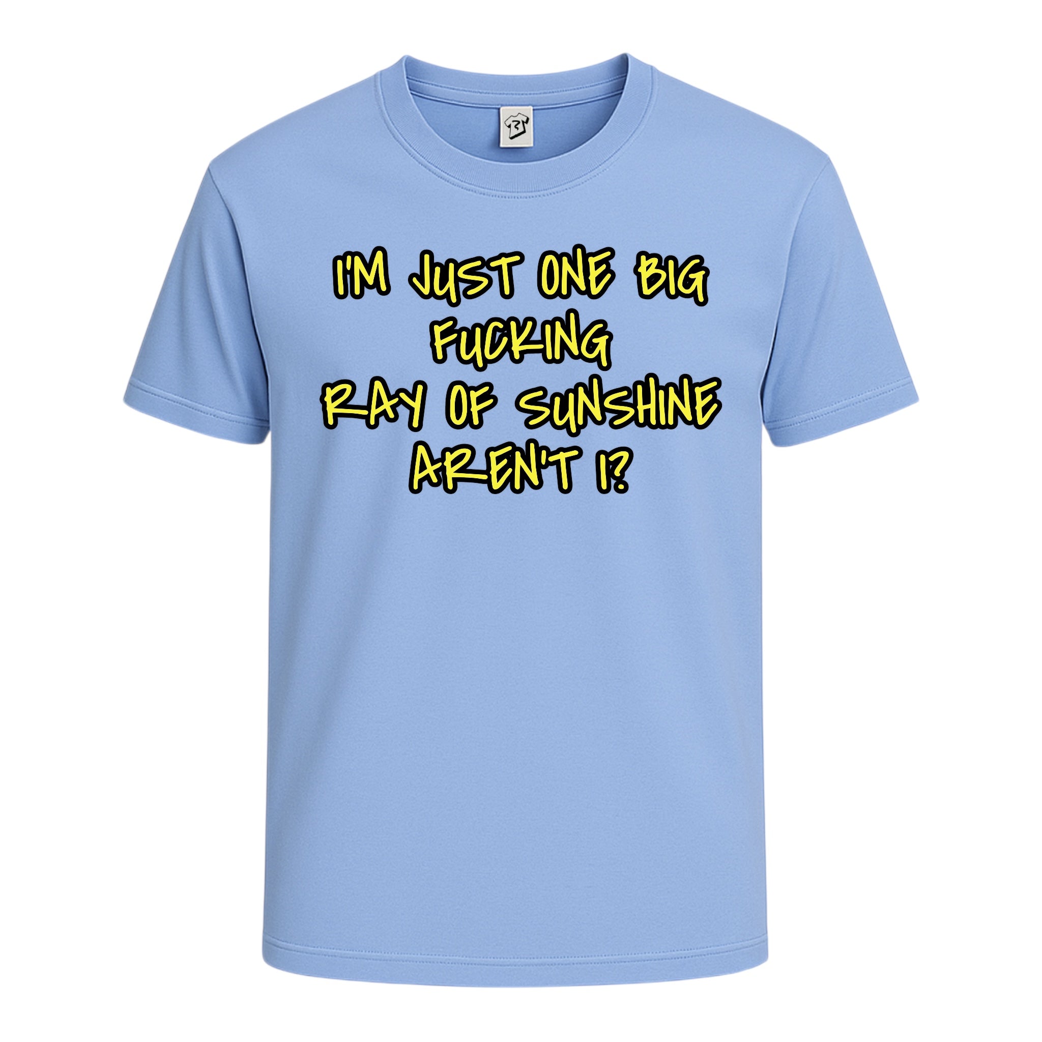 Tees Club graphic tee I'm Just One Big Fucking Ray of Sunshine - Cotton Tee Navy Size M detail