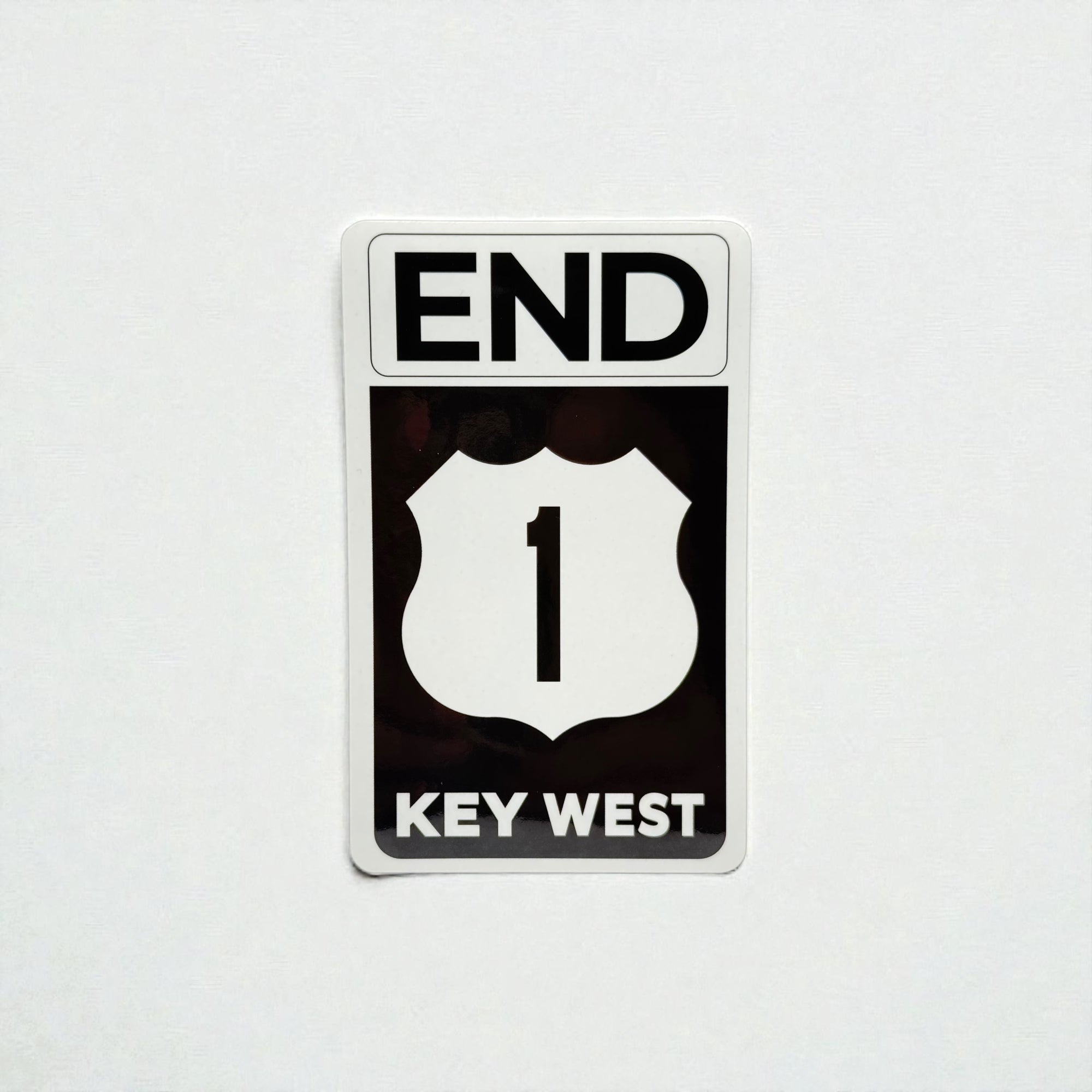 Tees Club vinyl sticker pack The End (US 1) - Sticker (4" x 3") X3 pack front view