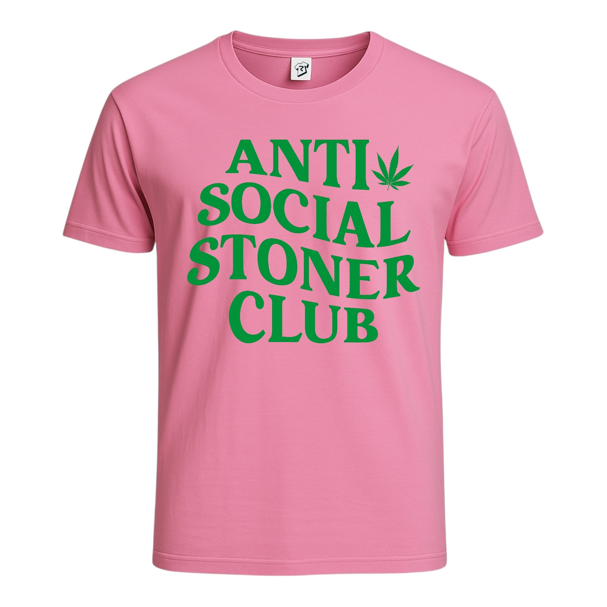 Tees Club graphic tee Anti Social Stoner Club - Cotton Tee Navy Size XL detail