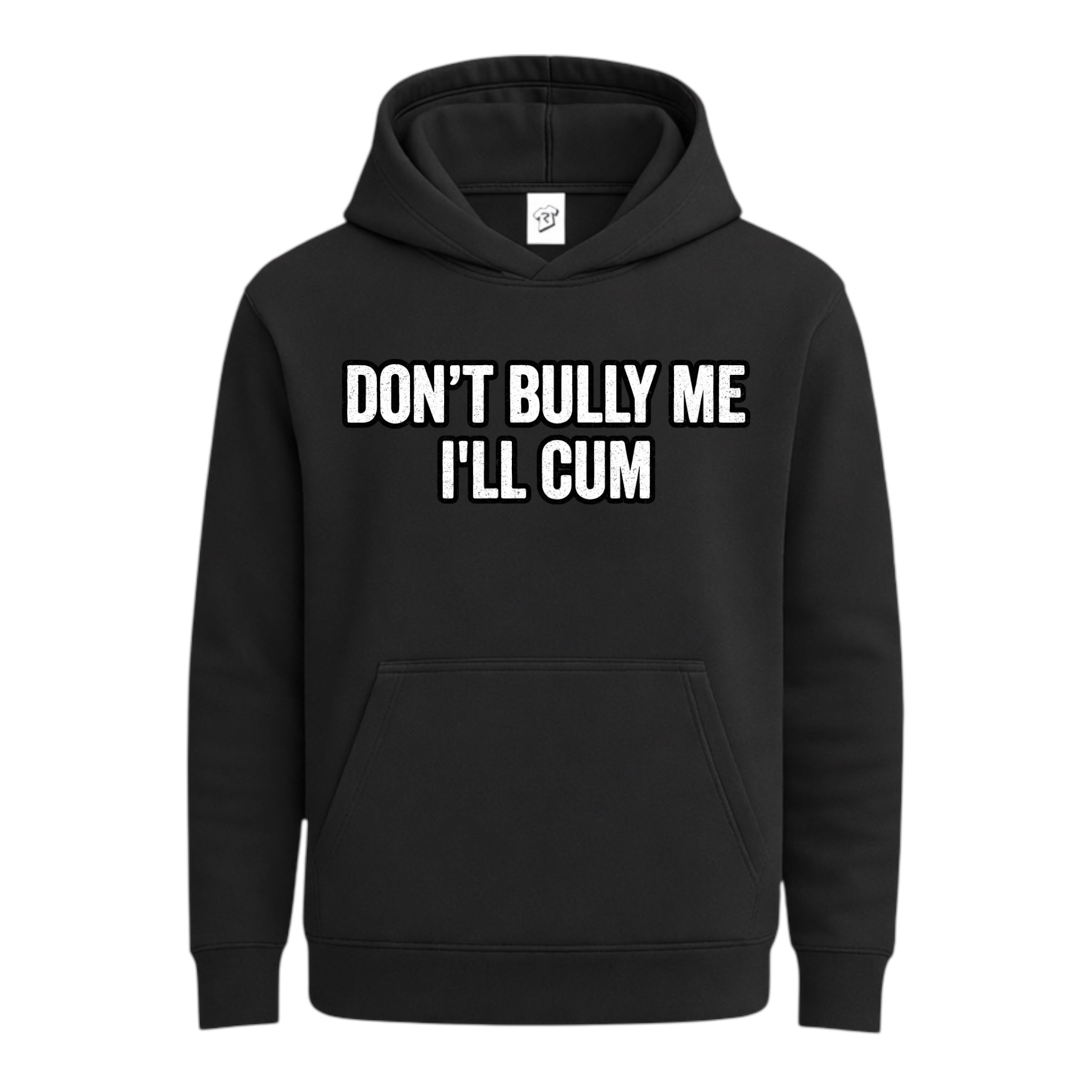 Tees Club streetwear hoodie Don't Bully Me I'll Cum - Hoodie Navy Size M detail