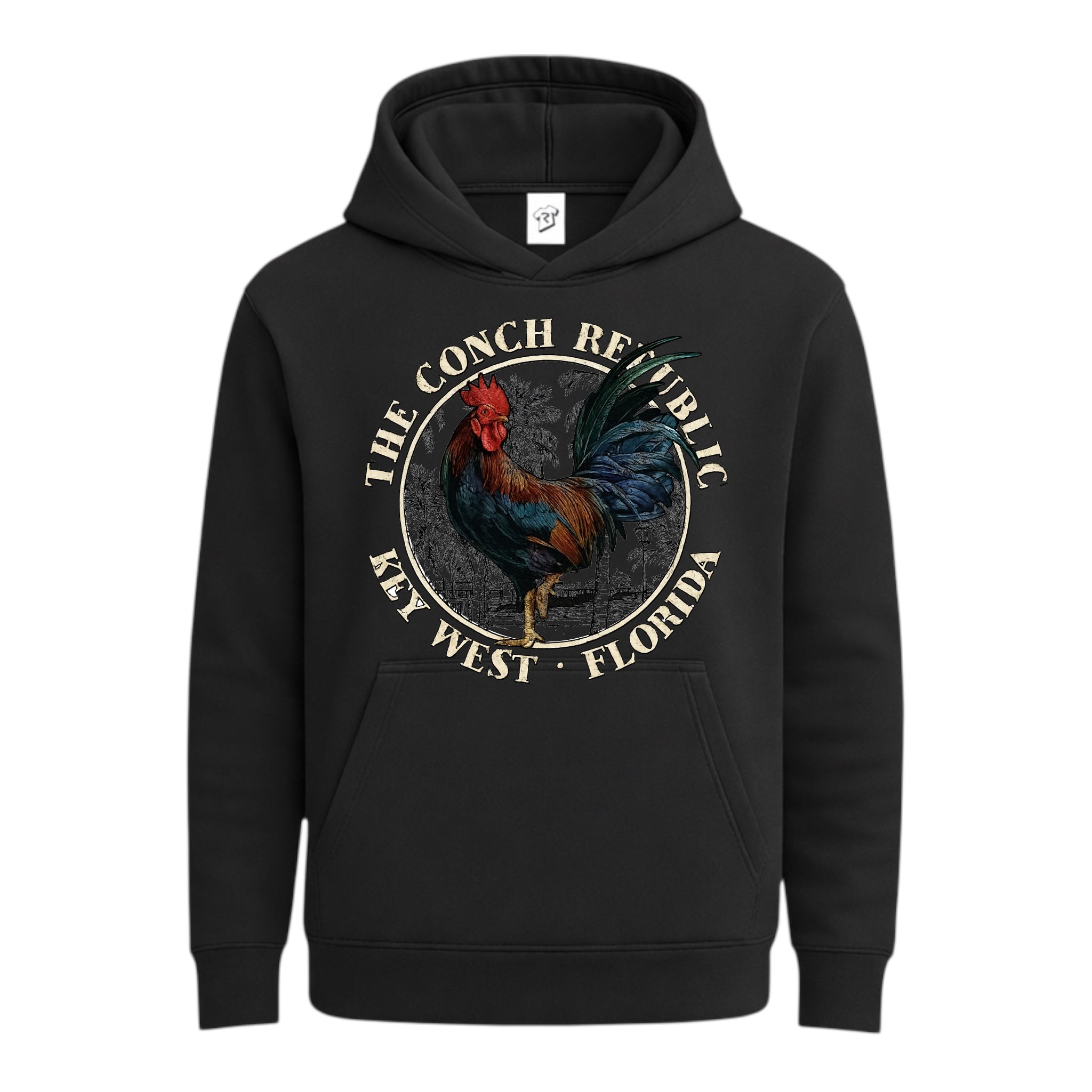Tees Club streetwear hoodie Rooster Conch Rep KW - Hoodie Navy Size M detail