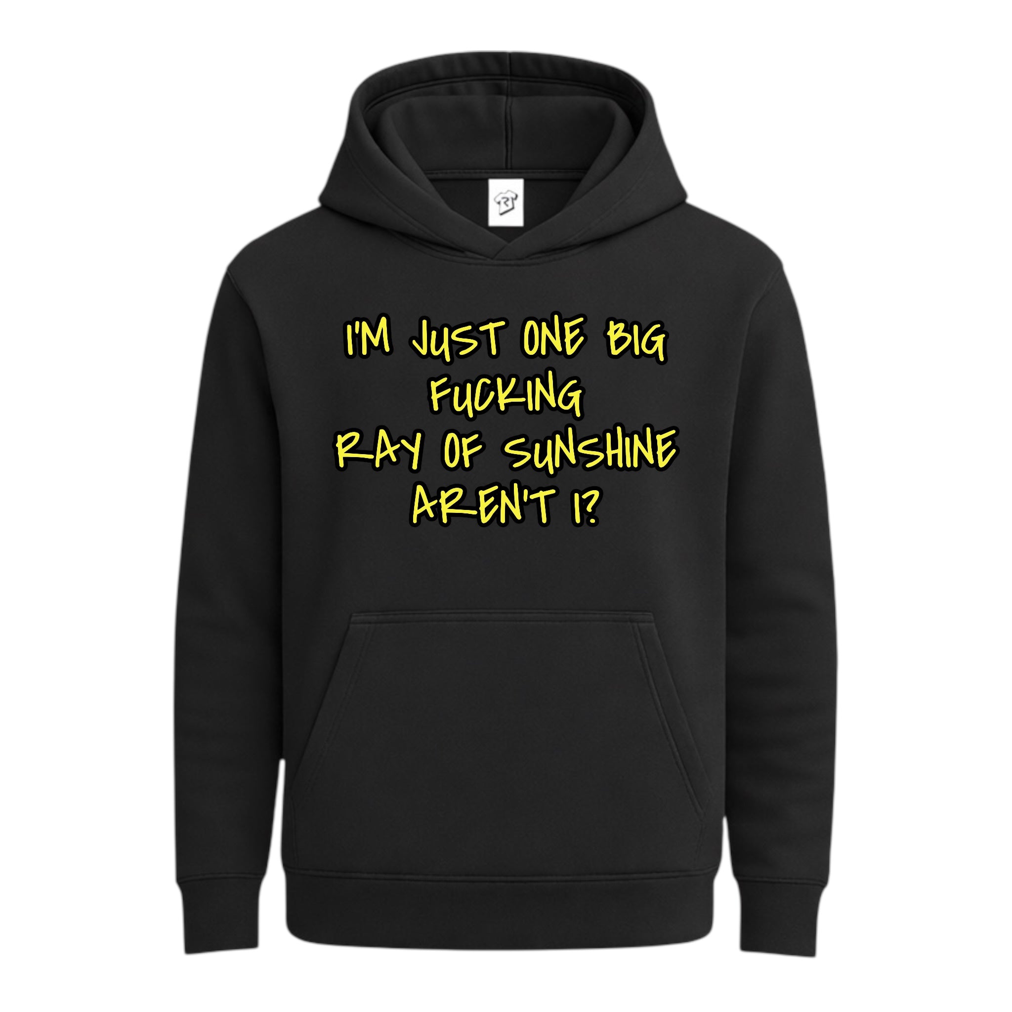 Tees Club streetwear hoodie I'm Just One Big Fucking Ray of Sunshine - Hoodie Navy Size M detail