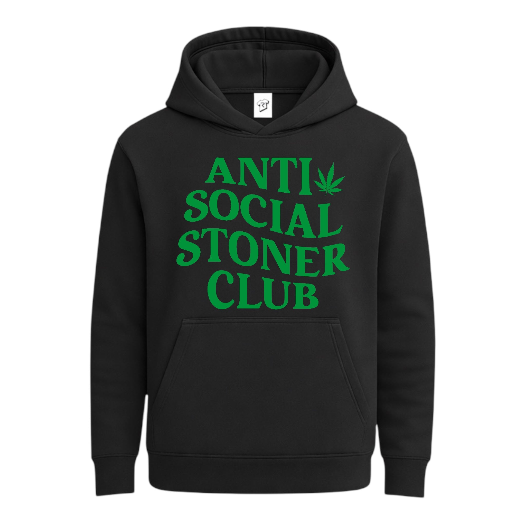 Tees Club streetwear hoodie Anti Social Stoner Club - Hoodie Navy Size M detail