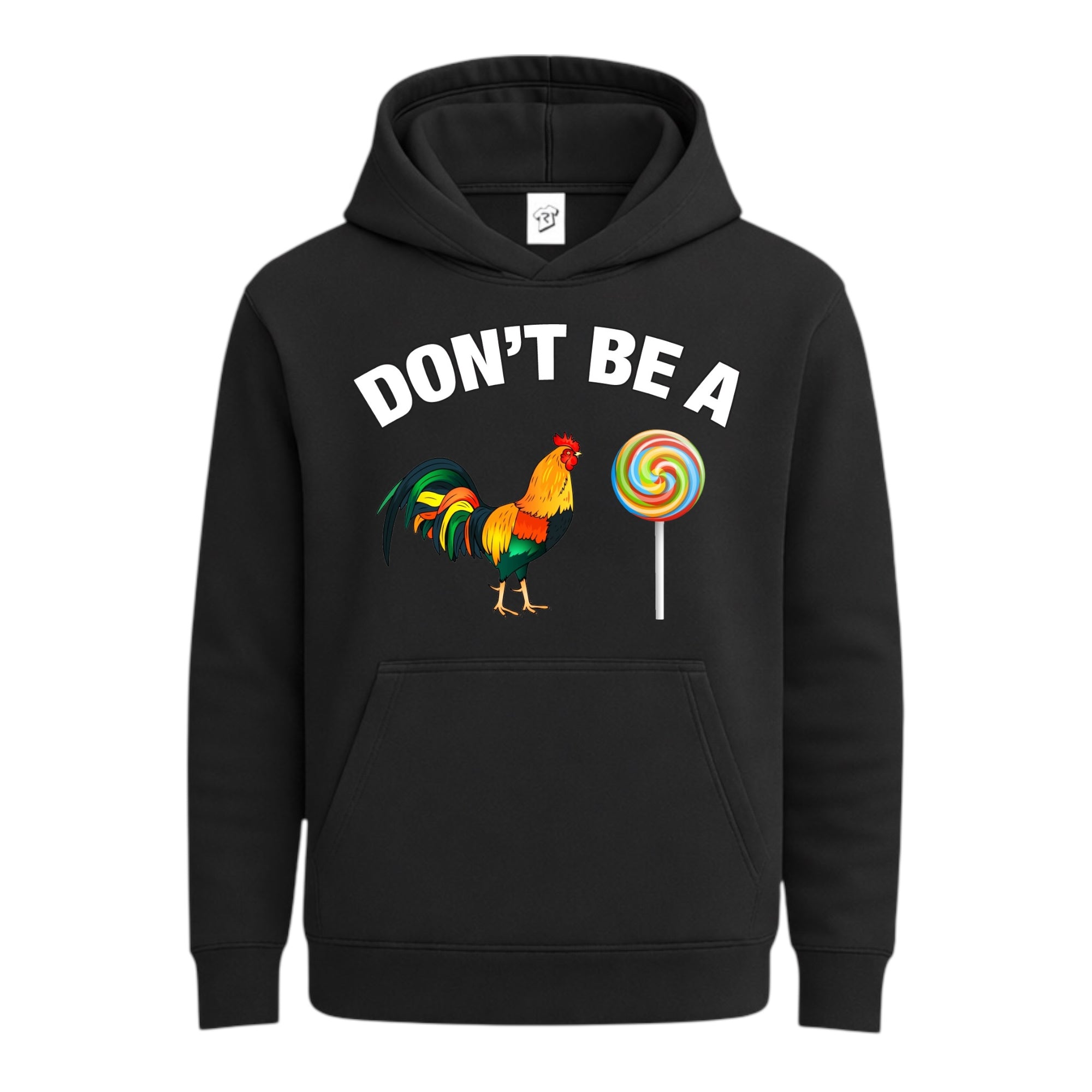 Tees Club streetwear hoodie Don't Be a Cock Sucker - Hoodie Navy Size S back view