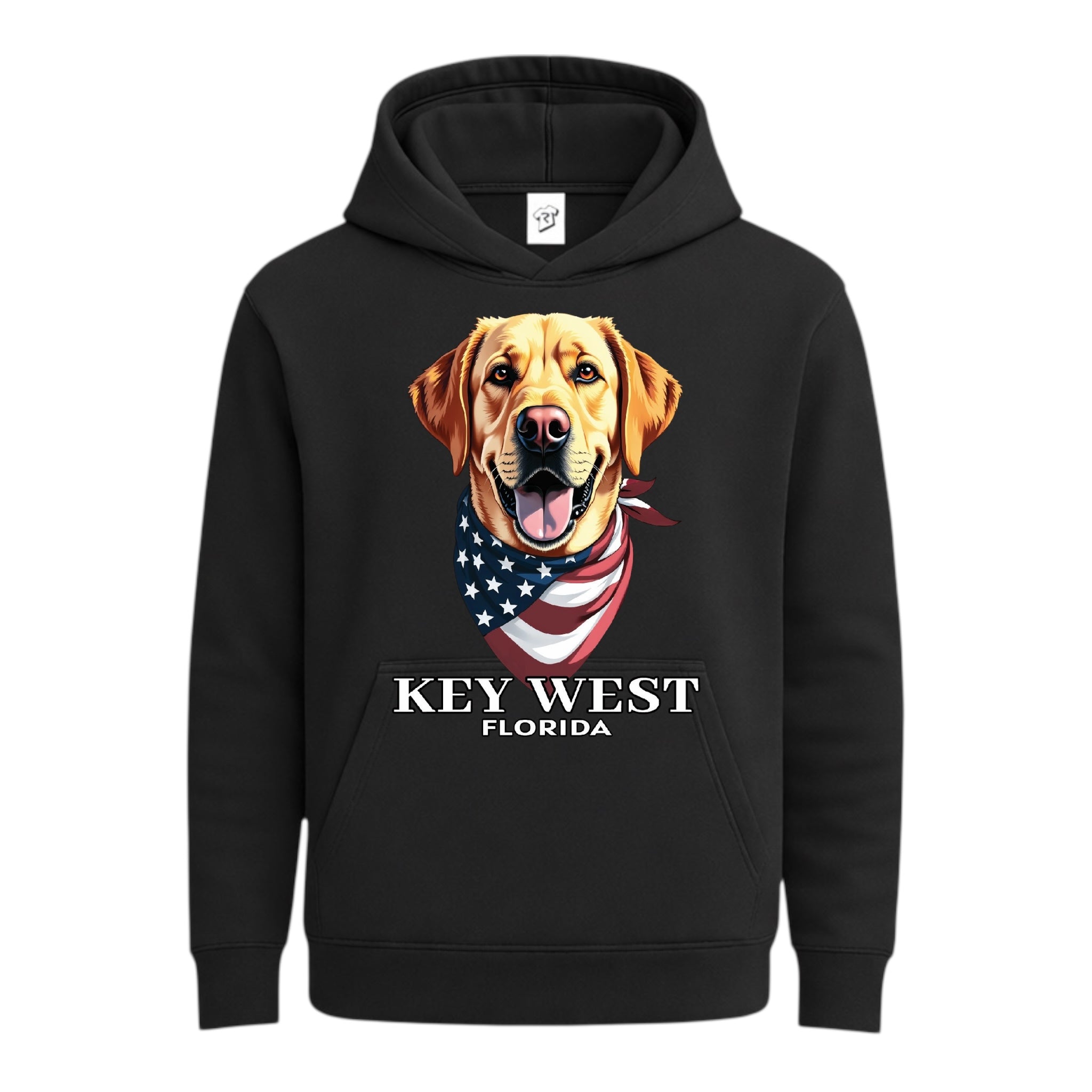 Tees Club streetwear hoodie Golden Retriever KW - Hoodie Navy Size M detail
