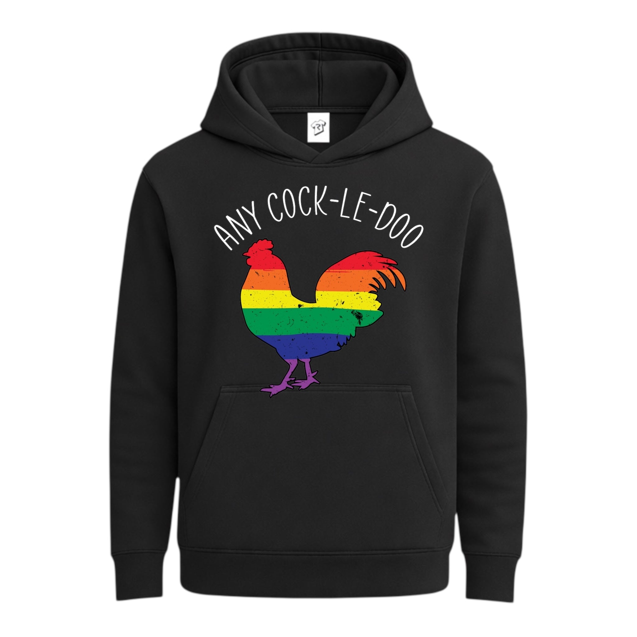 Tees Club streetwear hoodie Any Cock I'll Do - Hoodie Navy Size M detail