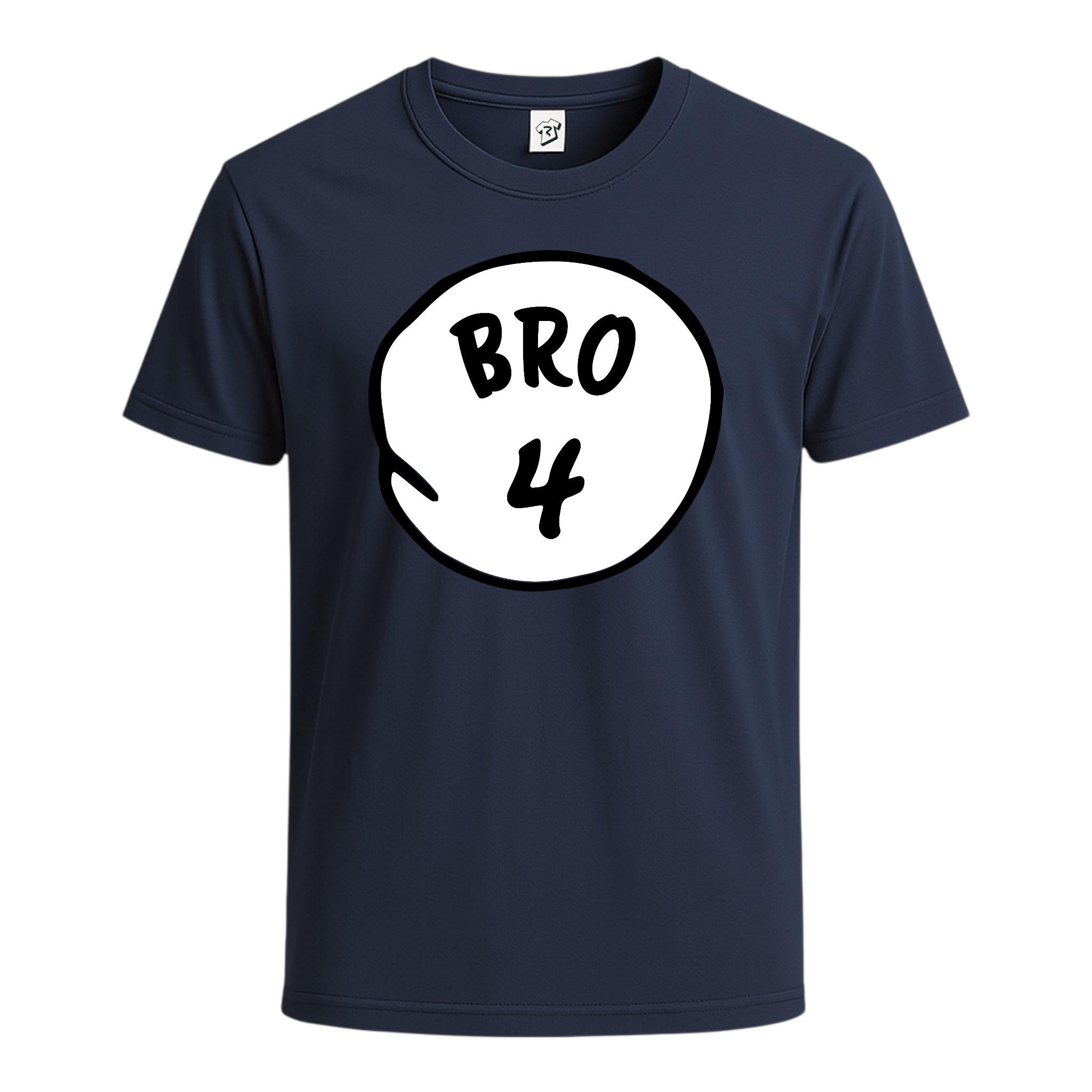Tees Club graphic tee Bro 4 - Cotton Tee Navy Size XL detail