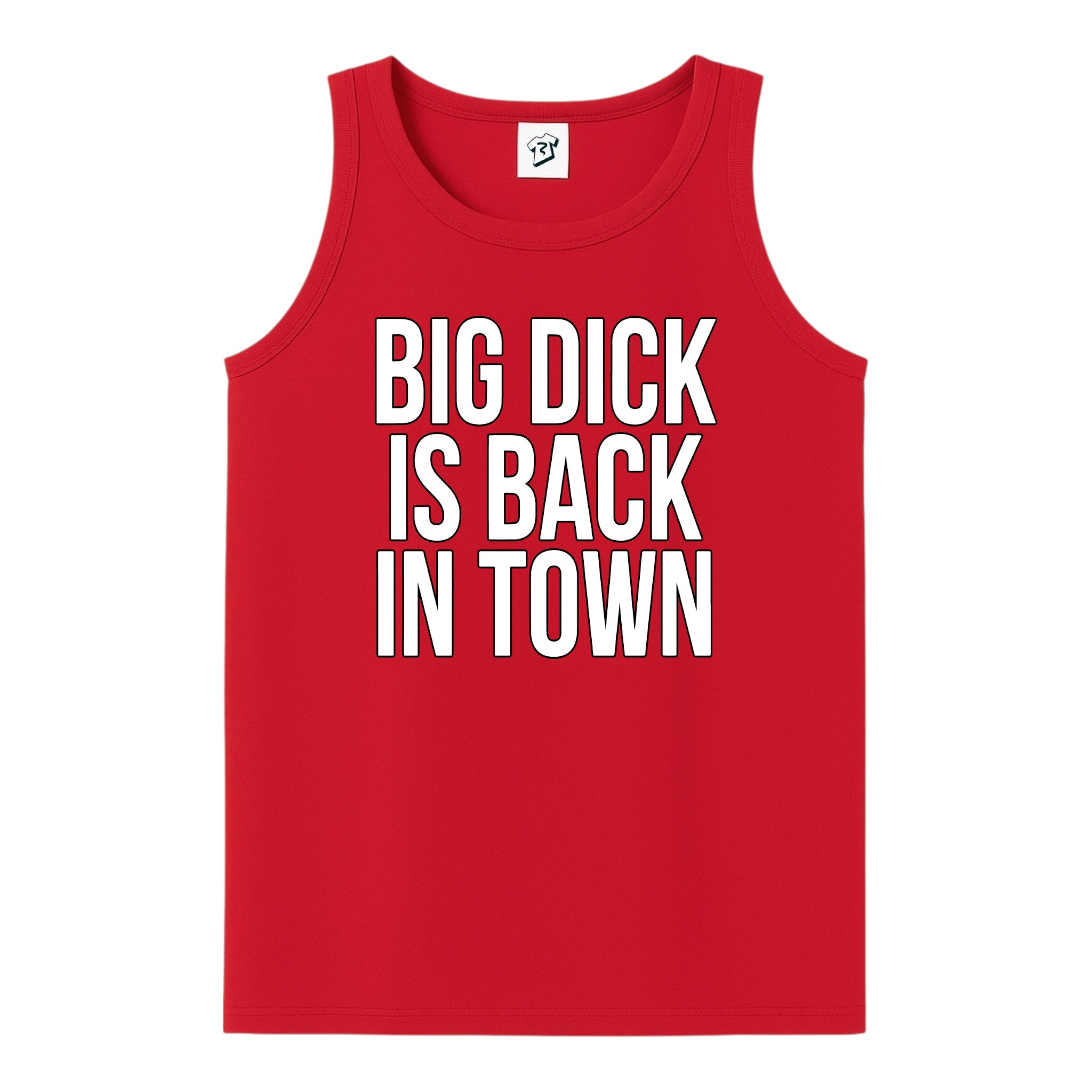 Tees Club tank top Big Dick Is Back in Town - Tank Top Navy Size M detail