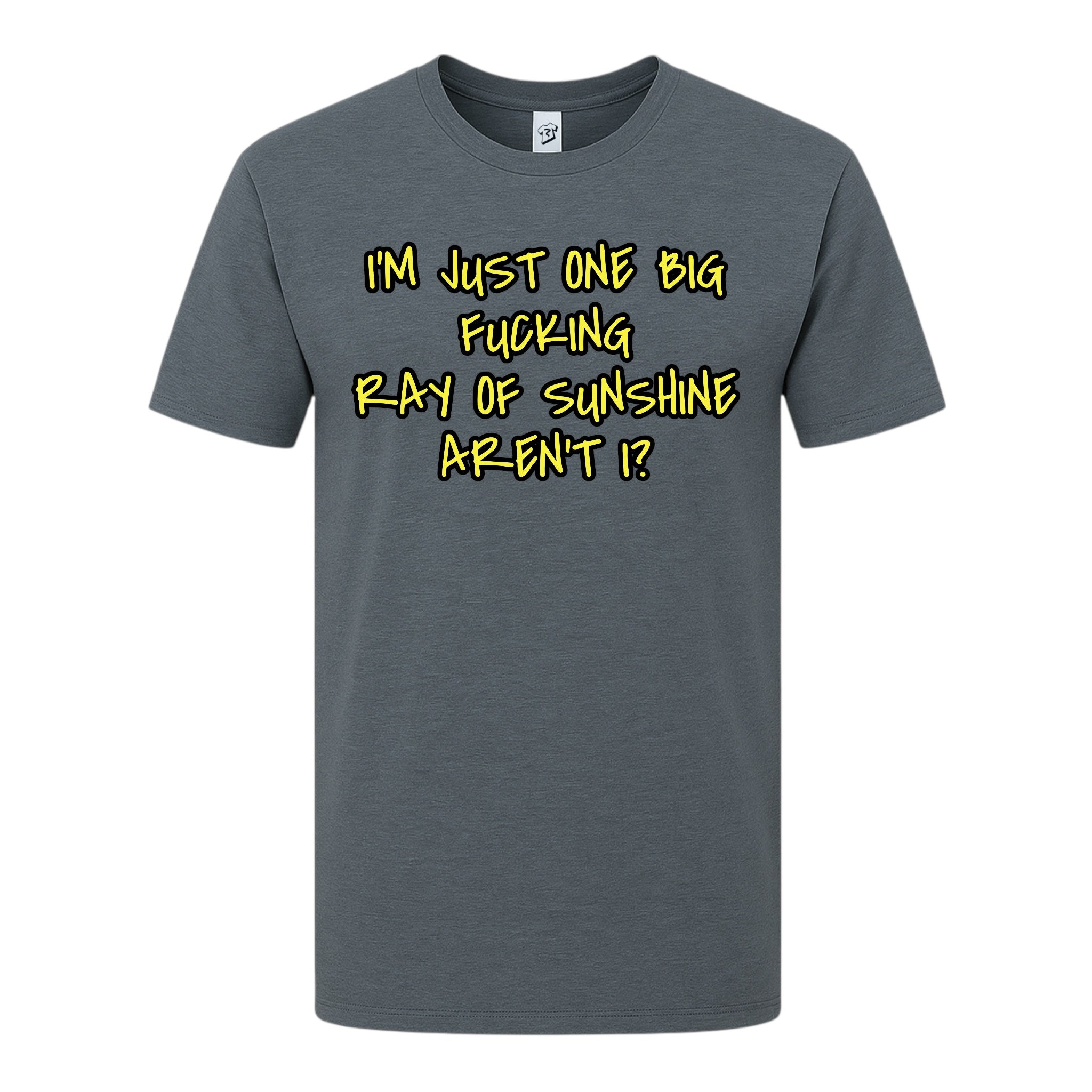 Tees Club graphic tee I'm Just One Big Fucking Ray of Sunshine - Premium Tee Black Size M detail