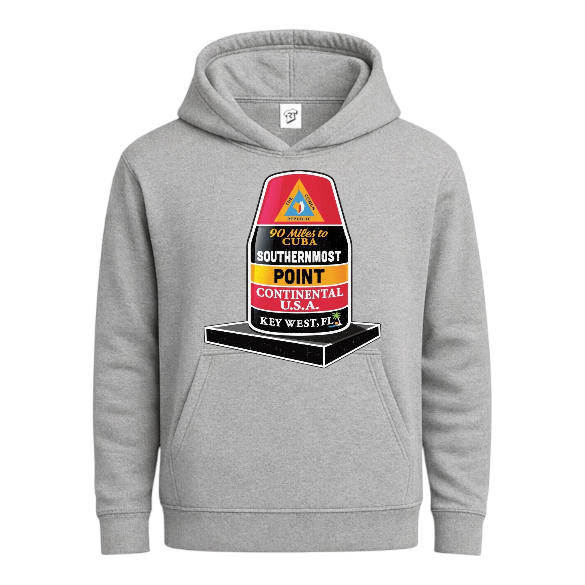 Tees Club streetwear hoodie Southernmost Point KW - Hoodie Navy Size M detail