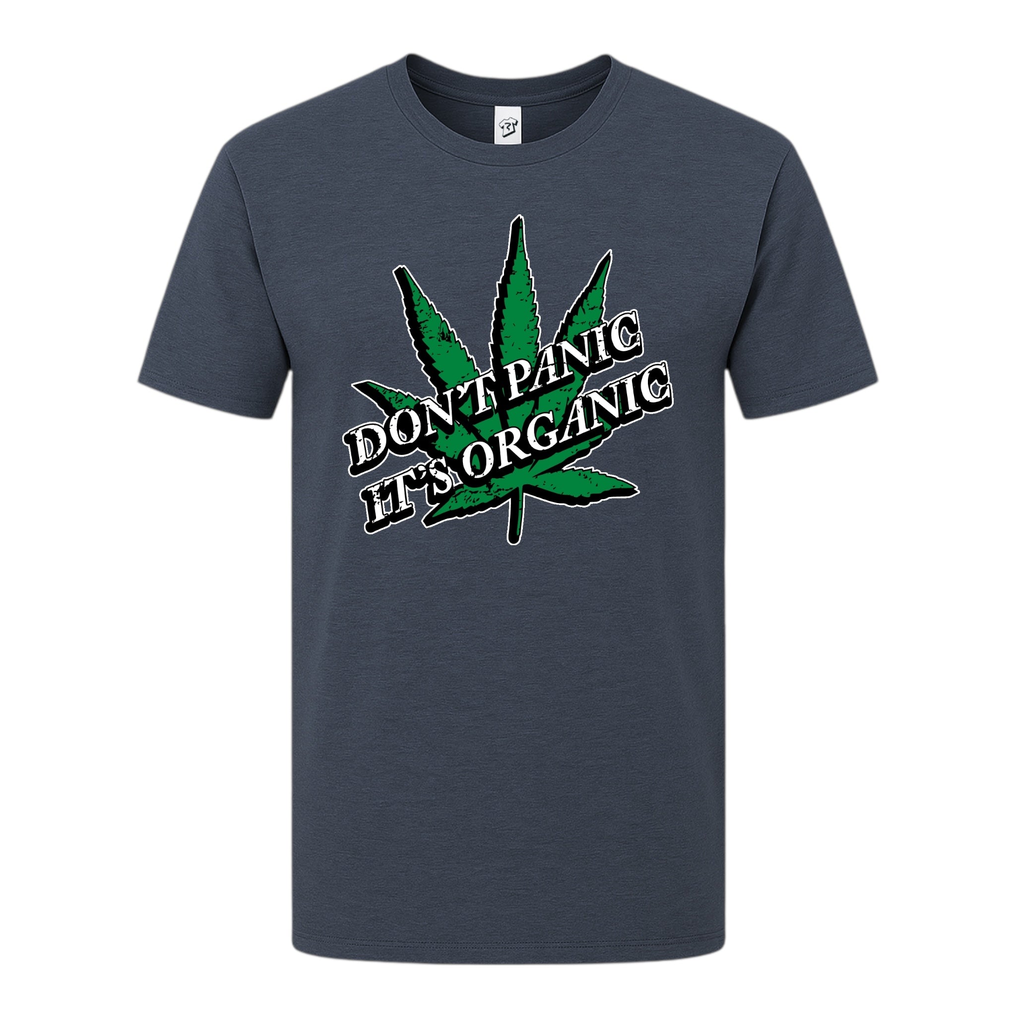 Tees Club graphic tee Don't Panic It's Organic - Premium Tee Black Size M detail