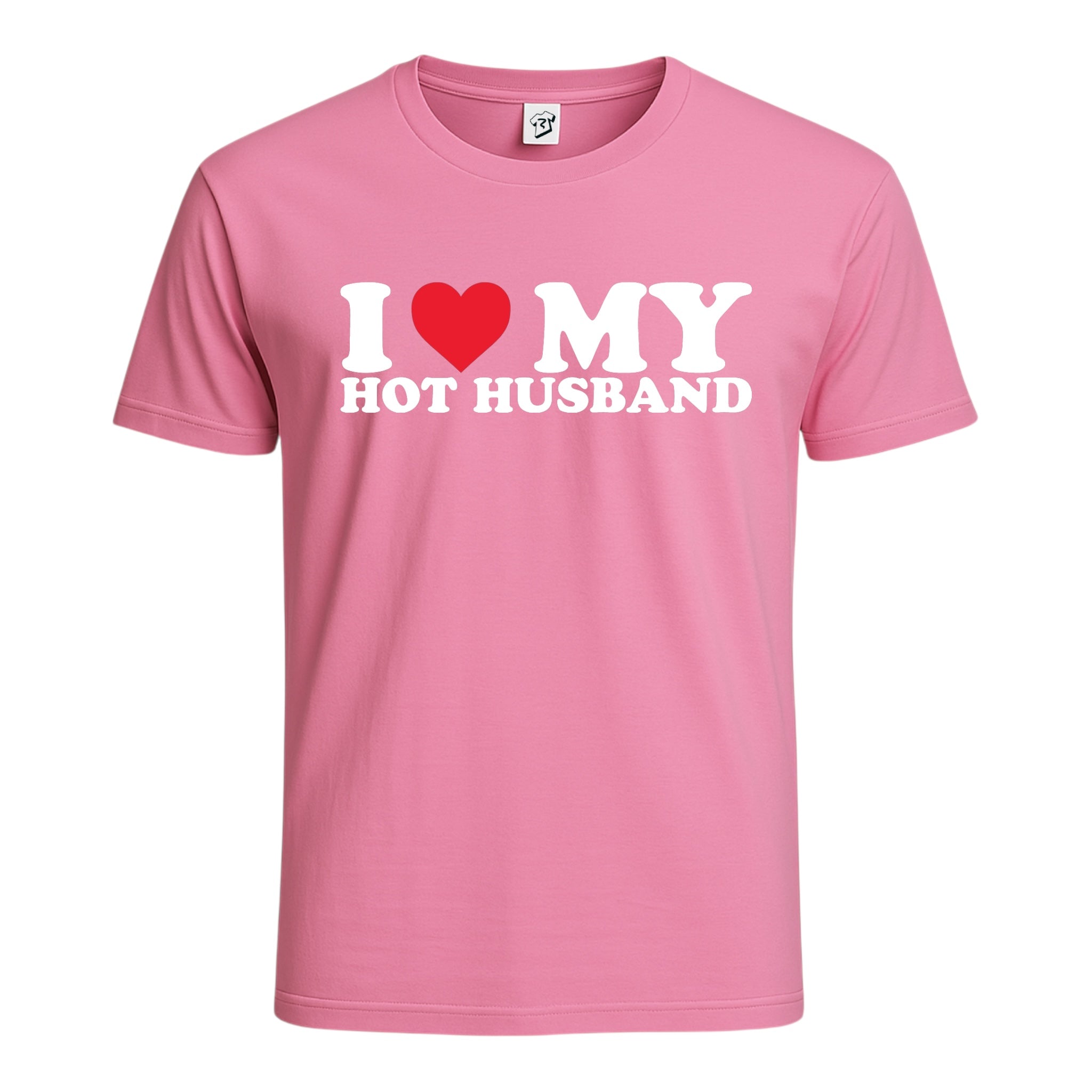 Tees Club graphic tee I Love My Hot Husband - Cotton Tee Navy Size XL detail