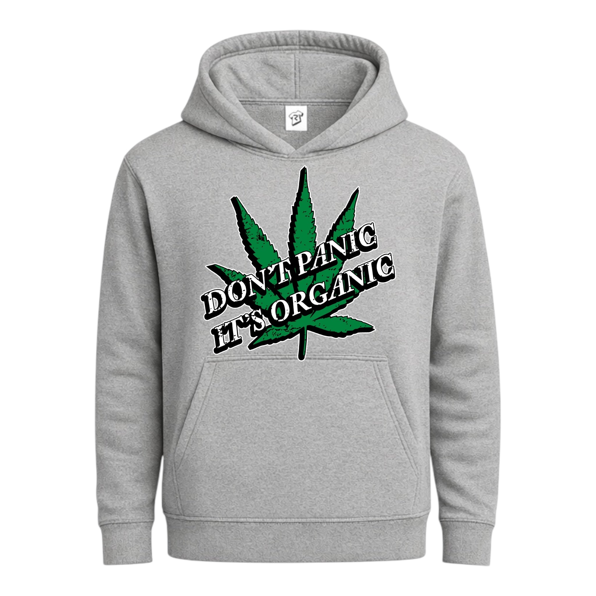 Tees Club streetwear hoodie Don't Panic It's Organic - Hoodie Navy Size M detail