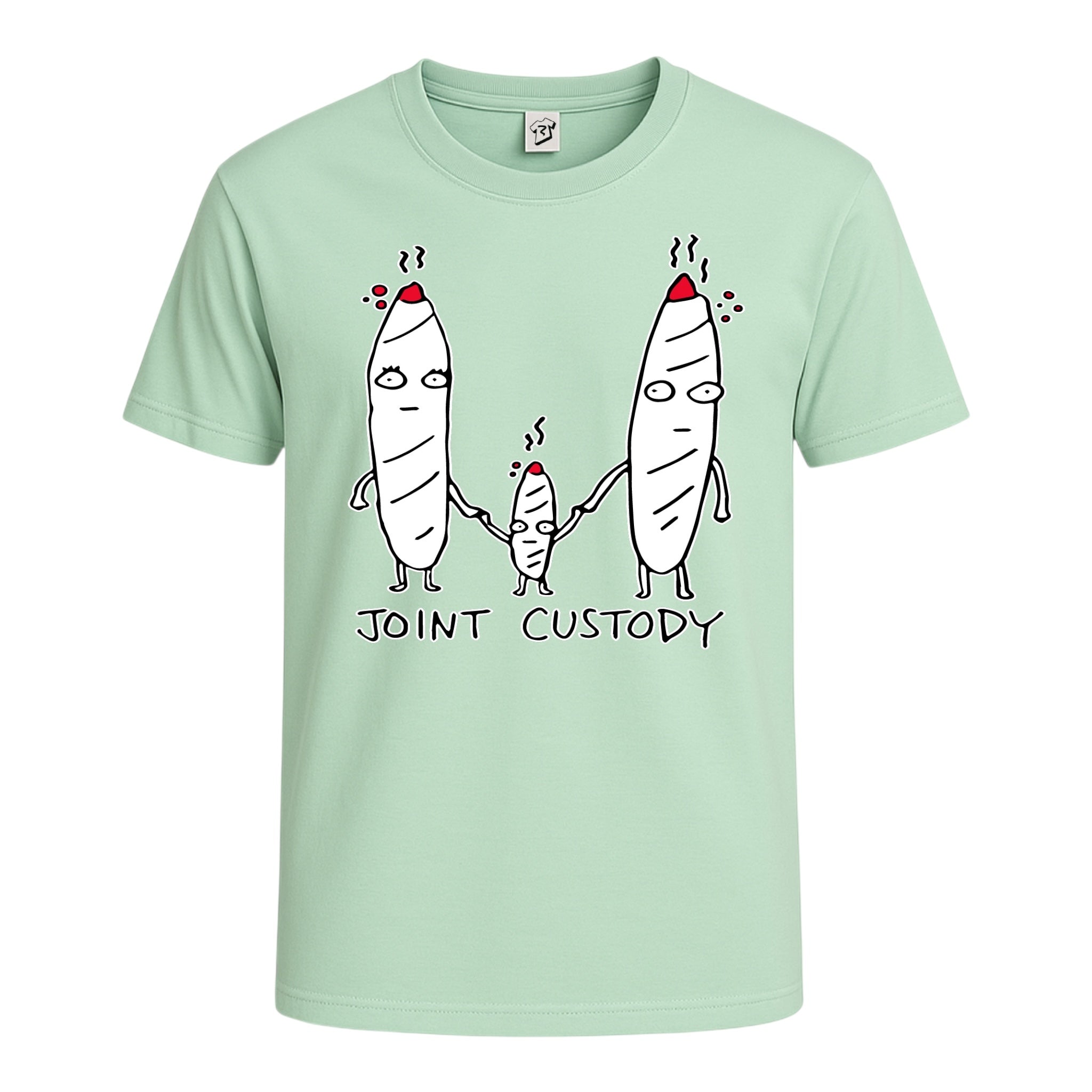 Tees Club graphic tee Joint Custody - Cotton Tee Navy Size 2XL detail