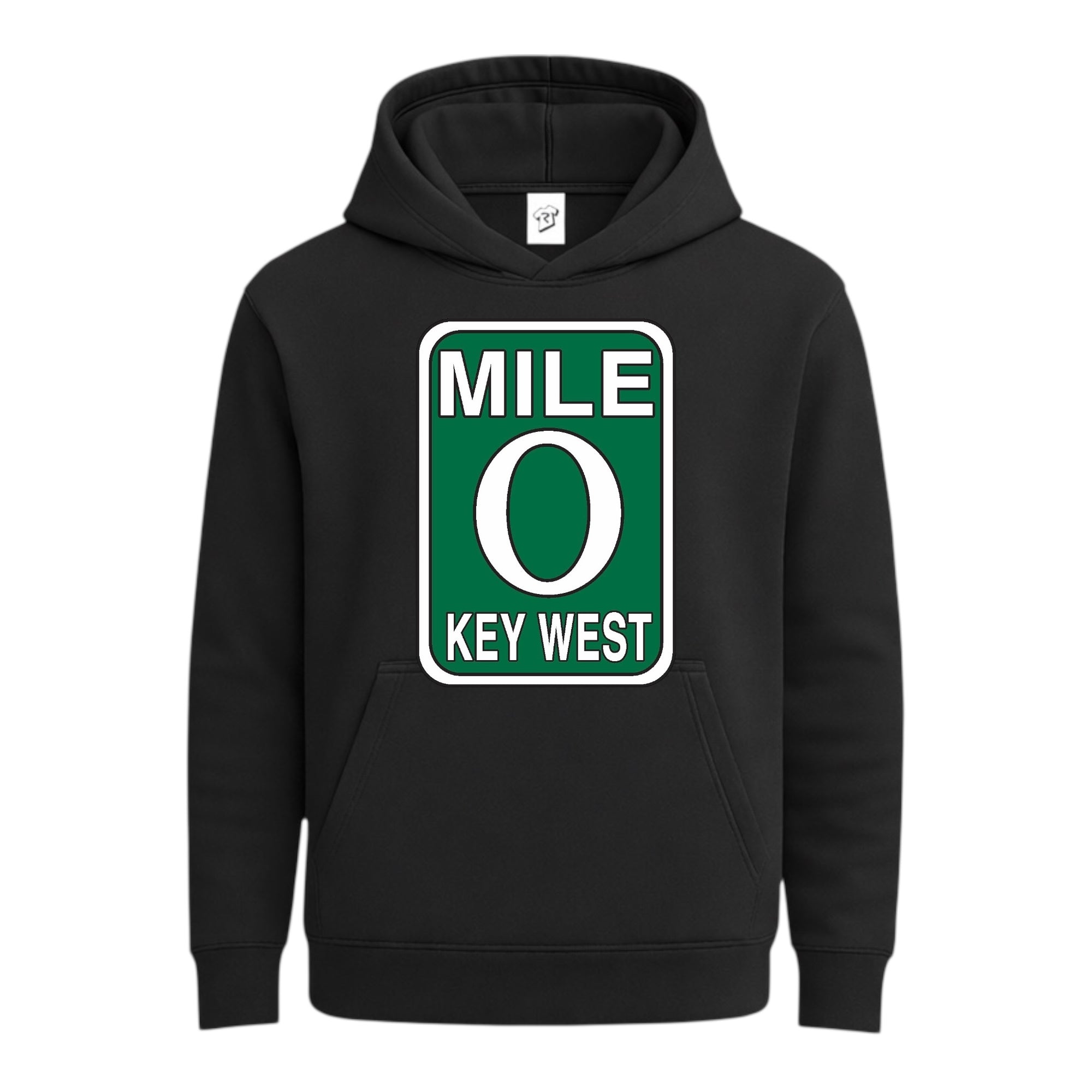 Tees Club streetwear hoodie Mile 0 KW - Hoodie Navy Size S back view