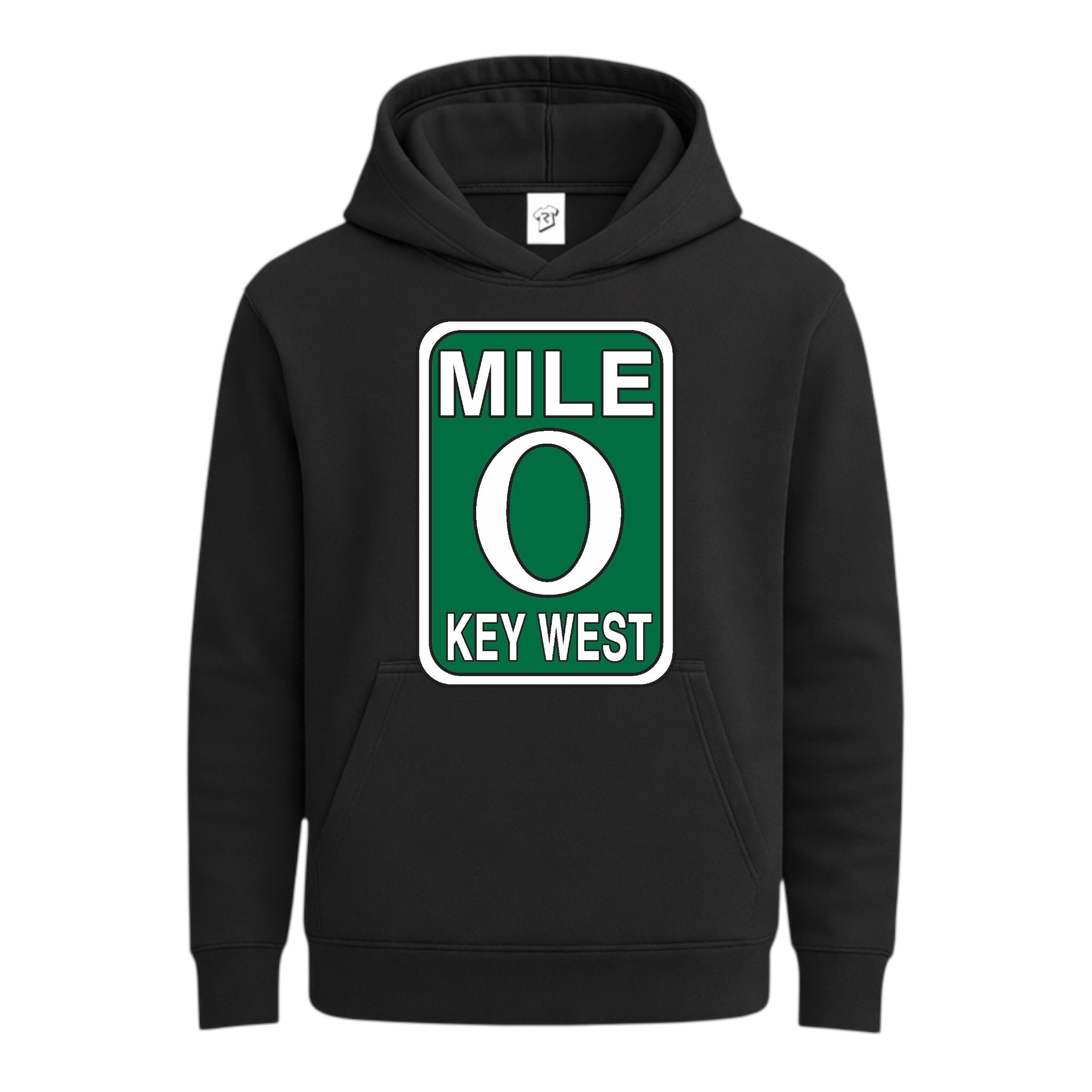 Tees Club streetwear hoodie Mile 0 KW - Hoodie Navy Size S back view