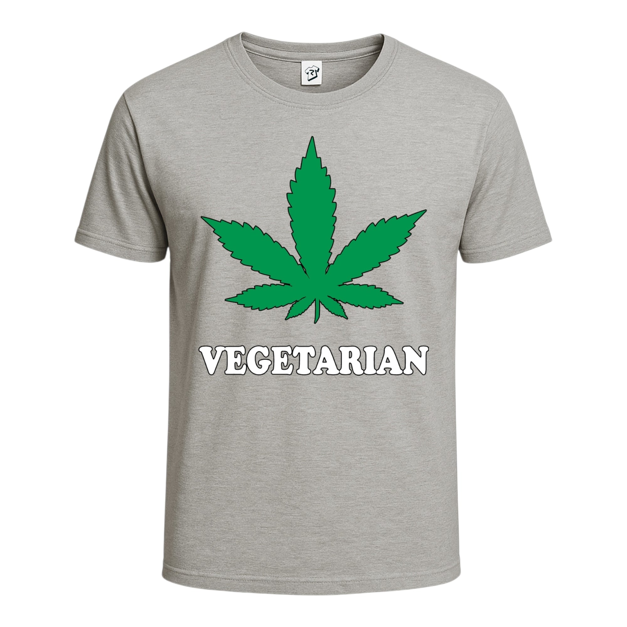 Tees Club graphic tee Vegetarian - Cotton Tee Navy Size S front view