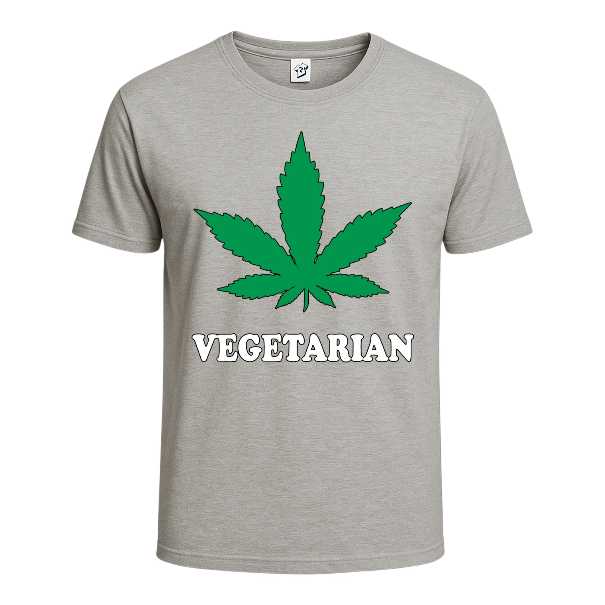 Tees Club graphic tee Vegetarian - Cotton Tee Navy Size S front view