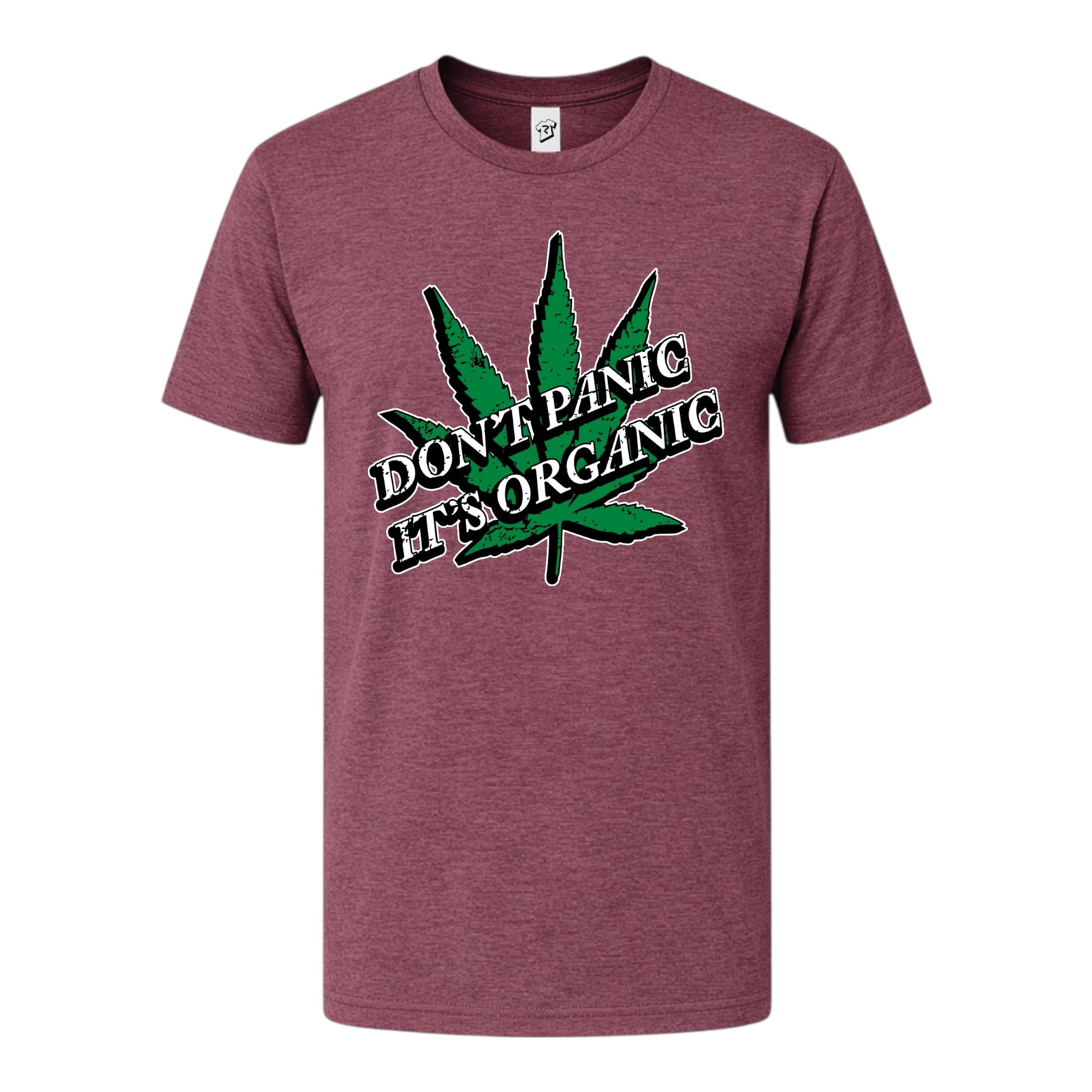 Tees Club graphic tee Don't Panic It's Organic - Premium Tee Black Size L detail