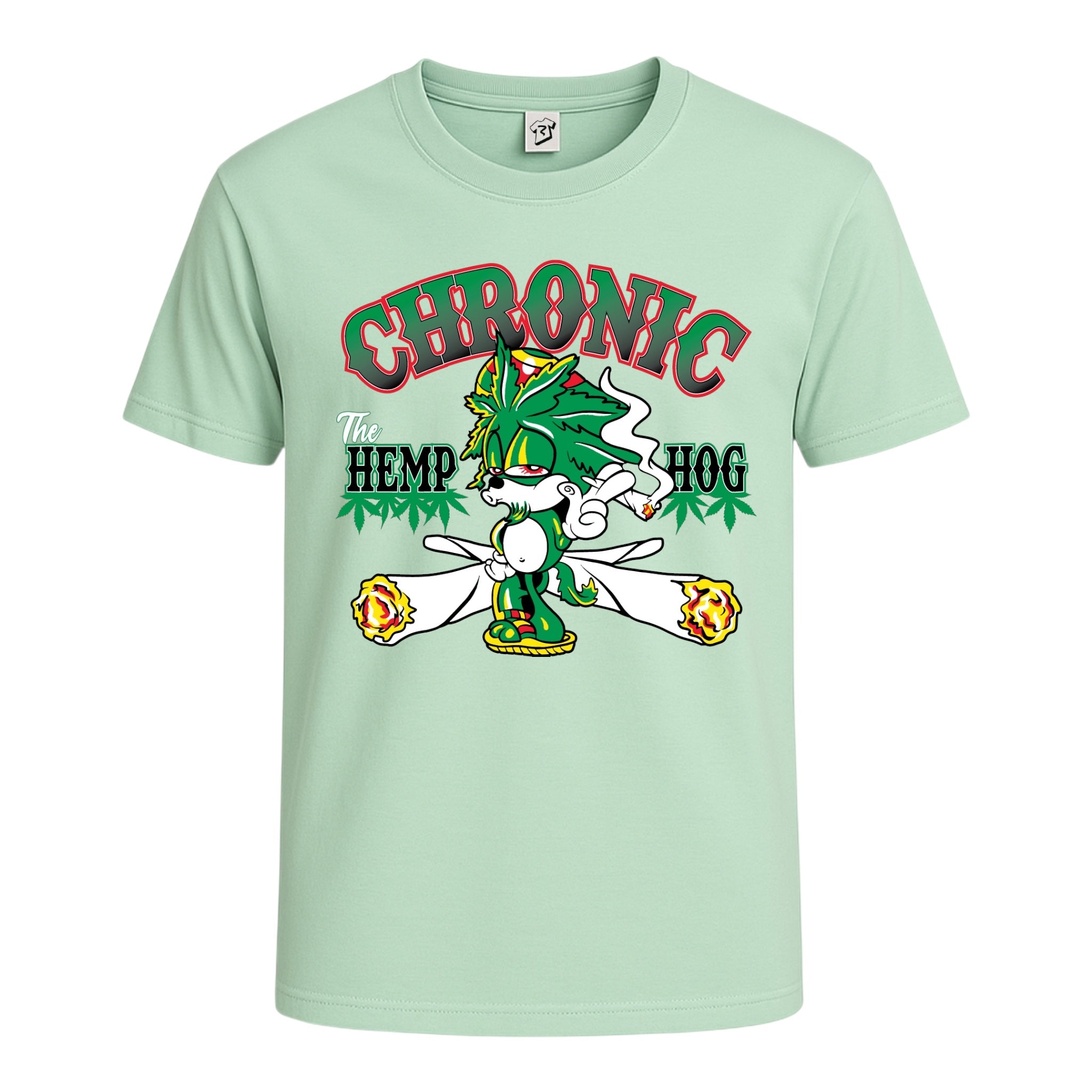 Tees Club graphic tee Chronic Hemp Dog - Cotton Tee Navy Size XL detail