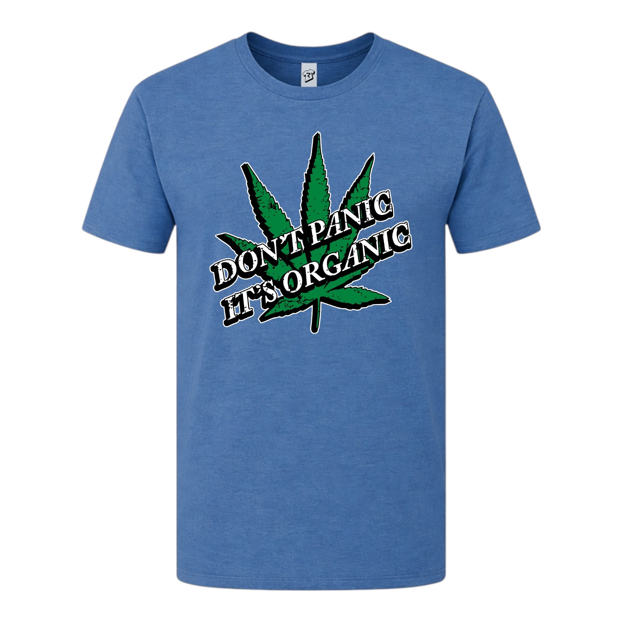 Tees Club graphic tee Don't Panic It's Organic - Premium Tee Black Size XL detail