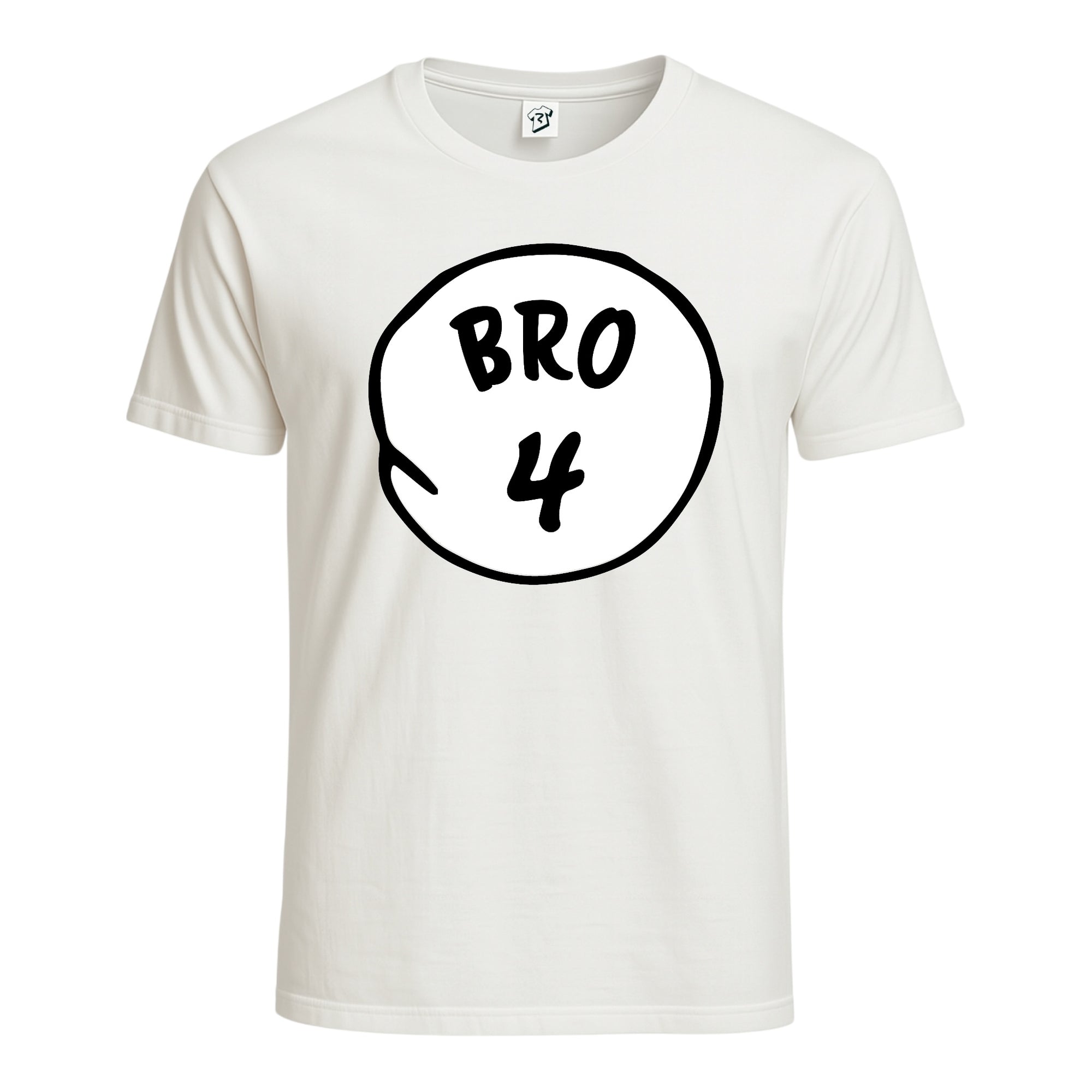 Tees Club graphic tee Bro 4 - Cotton Tee Navy Size S back view