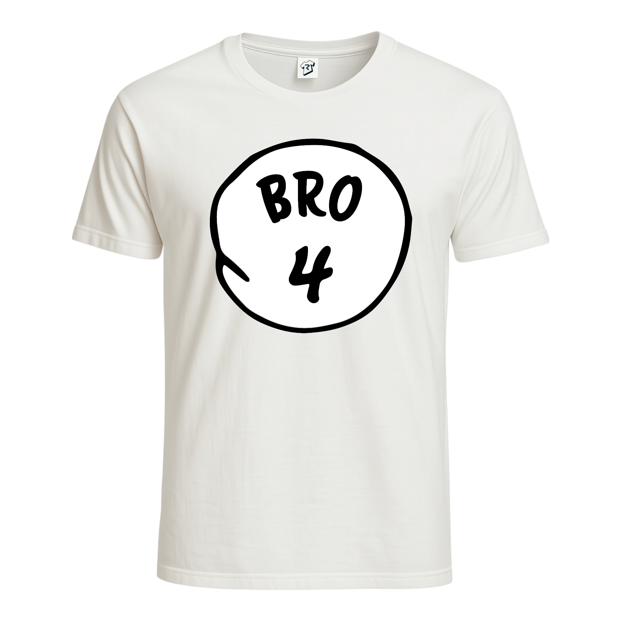 Tees Club graphic tee Bro 4 - Cotton Tee Navy Size S back view