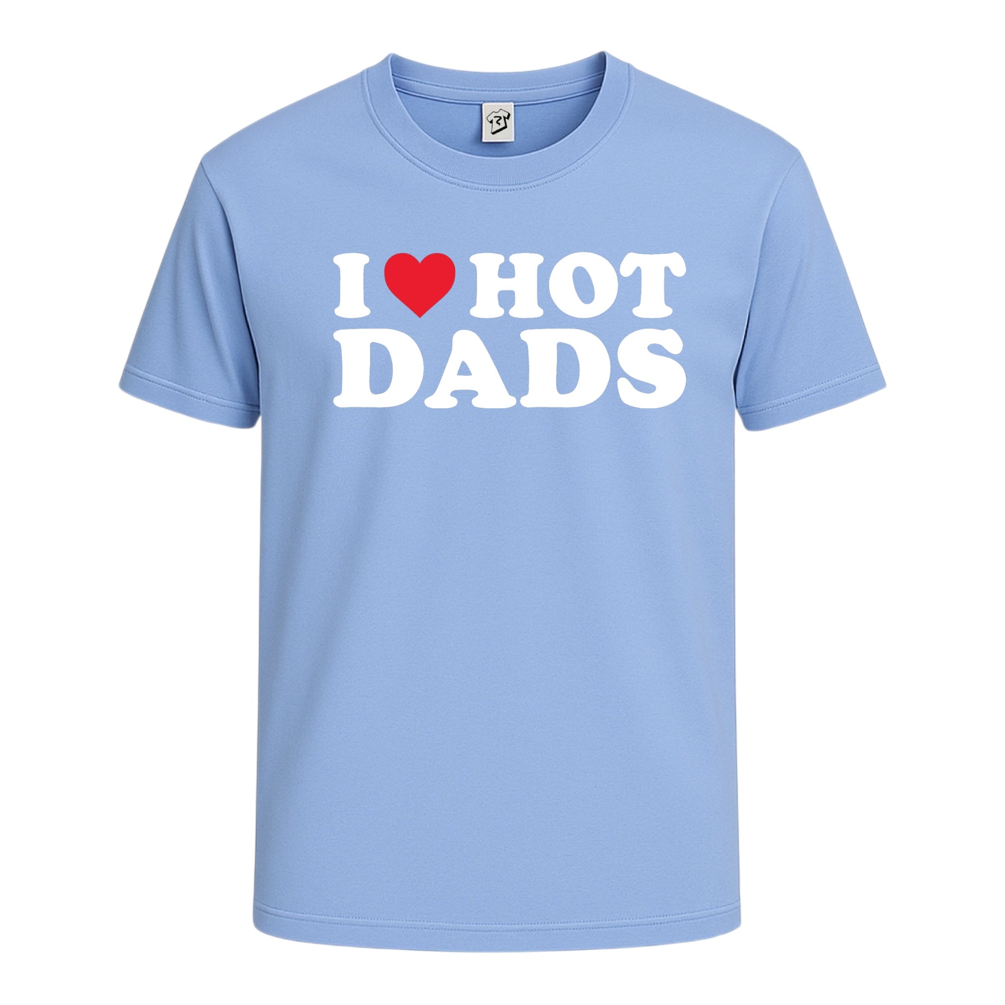 Tees Club graphic tee I Love Hot Dads - Cotton Tee Navy Size L detail