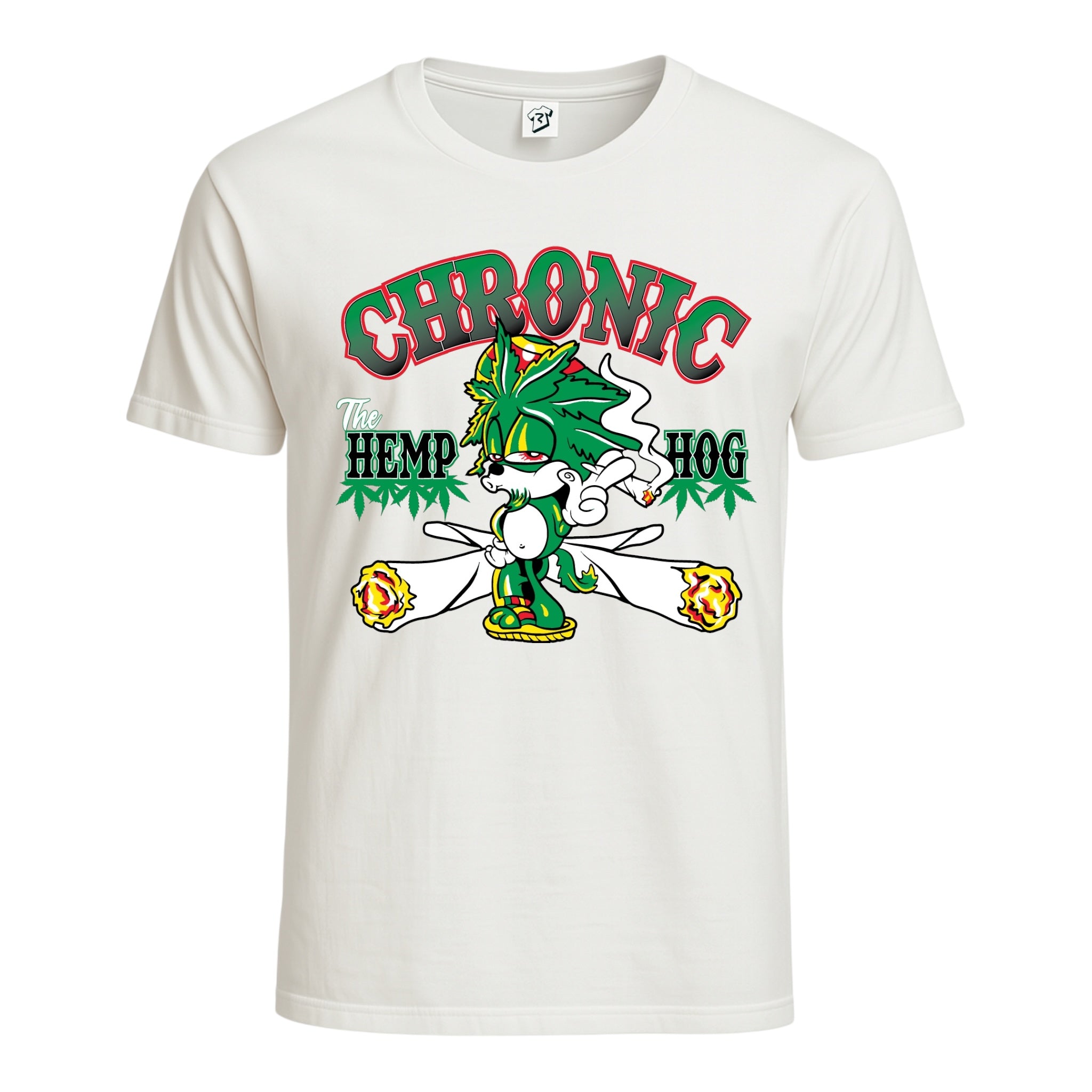 Tees Club graphic tee Chronic Hemp Dog - Cotton Tee Navy Size 2XL detail