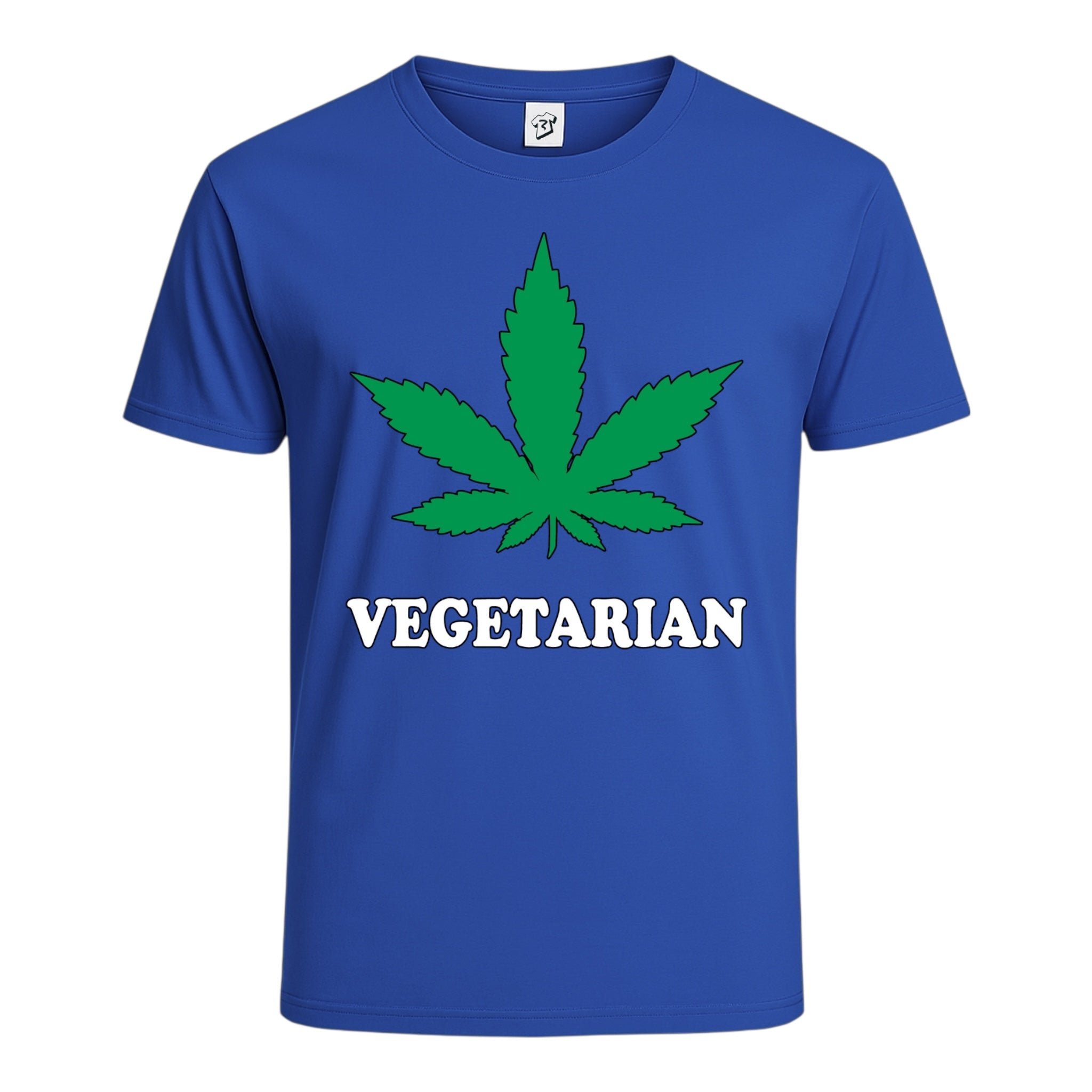 Tees Club graphic tee Vegetarian - Cotton Tee Navy Size XL detail