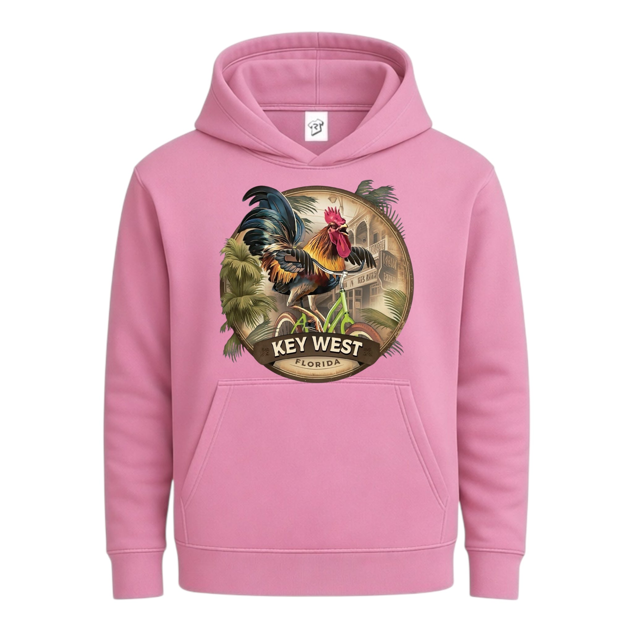 Tees Club streetwear hoodie Bike Rooster KW - Hoodie Navy Size L detail