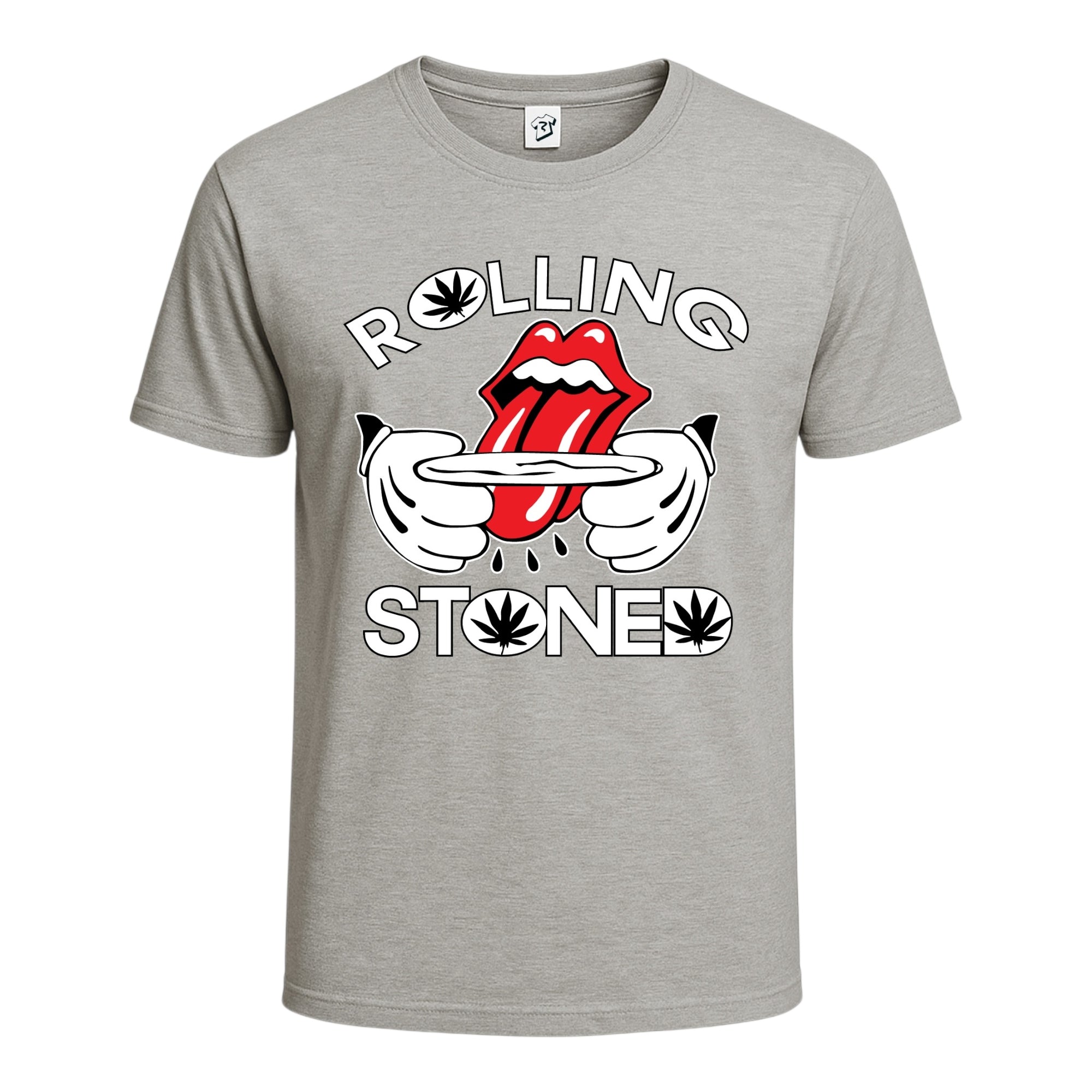 Tees Club graphic tee Rolling Stoned - Cotton Tee Navy Size S back view