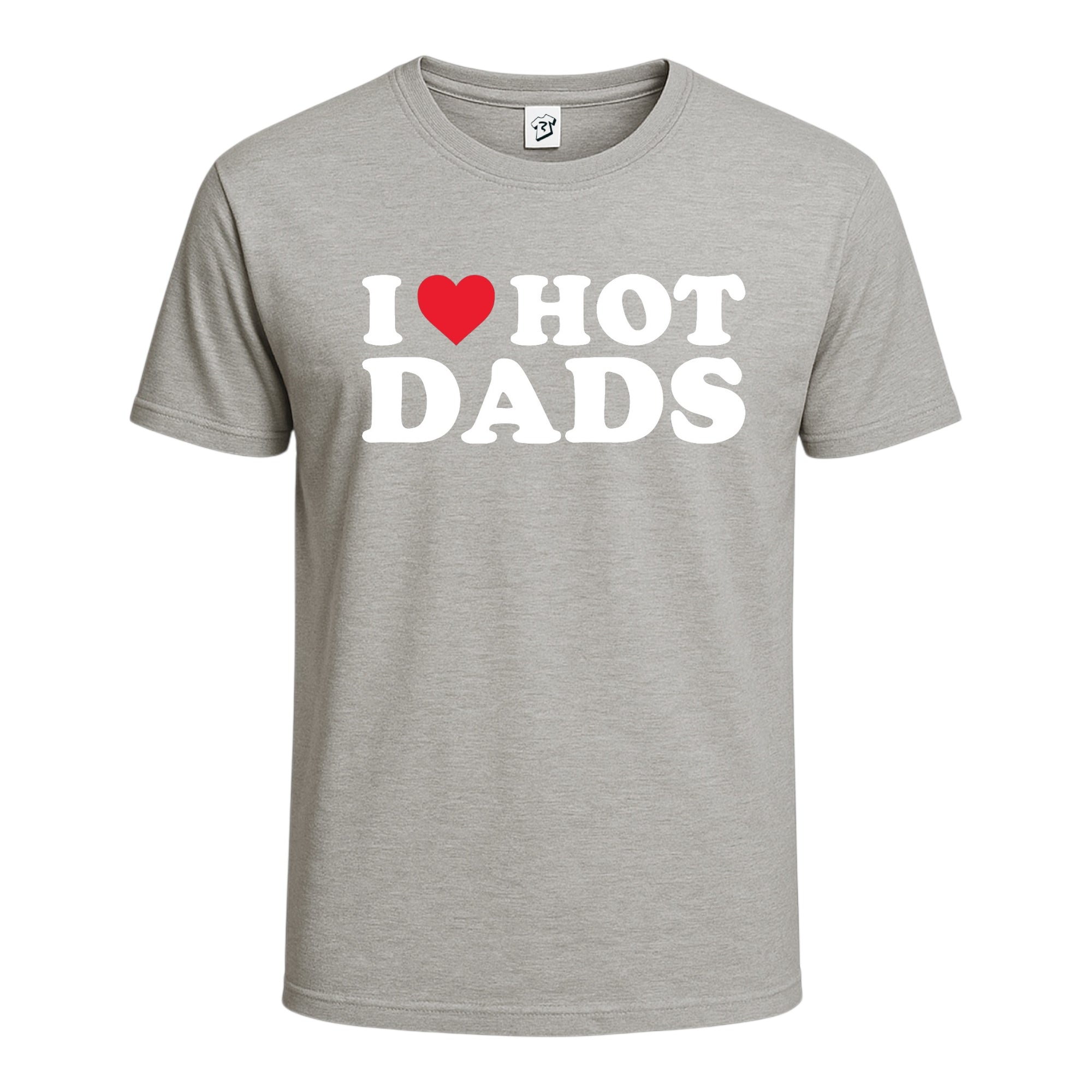 Tees Club graphic tee I Love Hot Dads - Cotton Tee Navy Size S back view