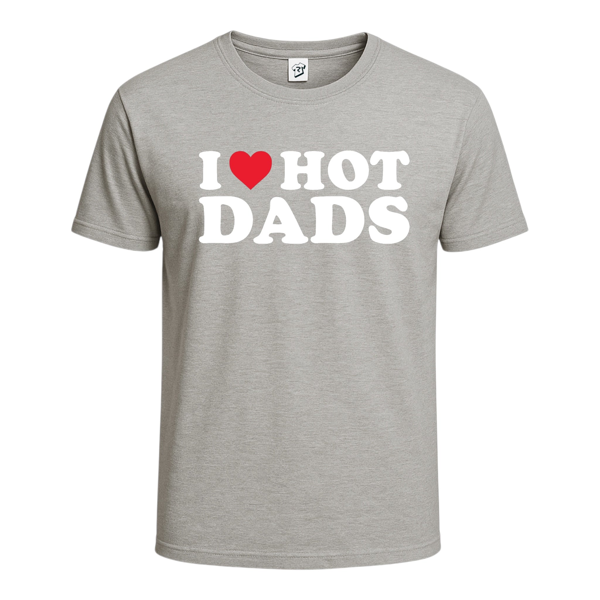 Tees Club graphic tee I Love Hot Dads - Cotton Tee Navy Size S back view