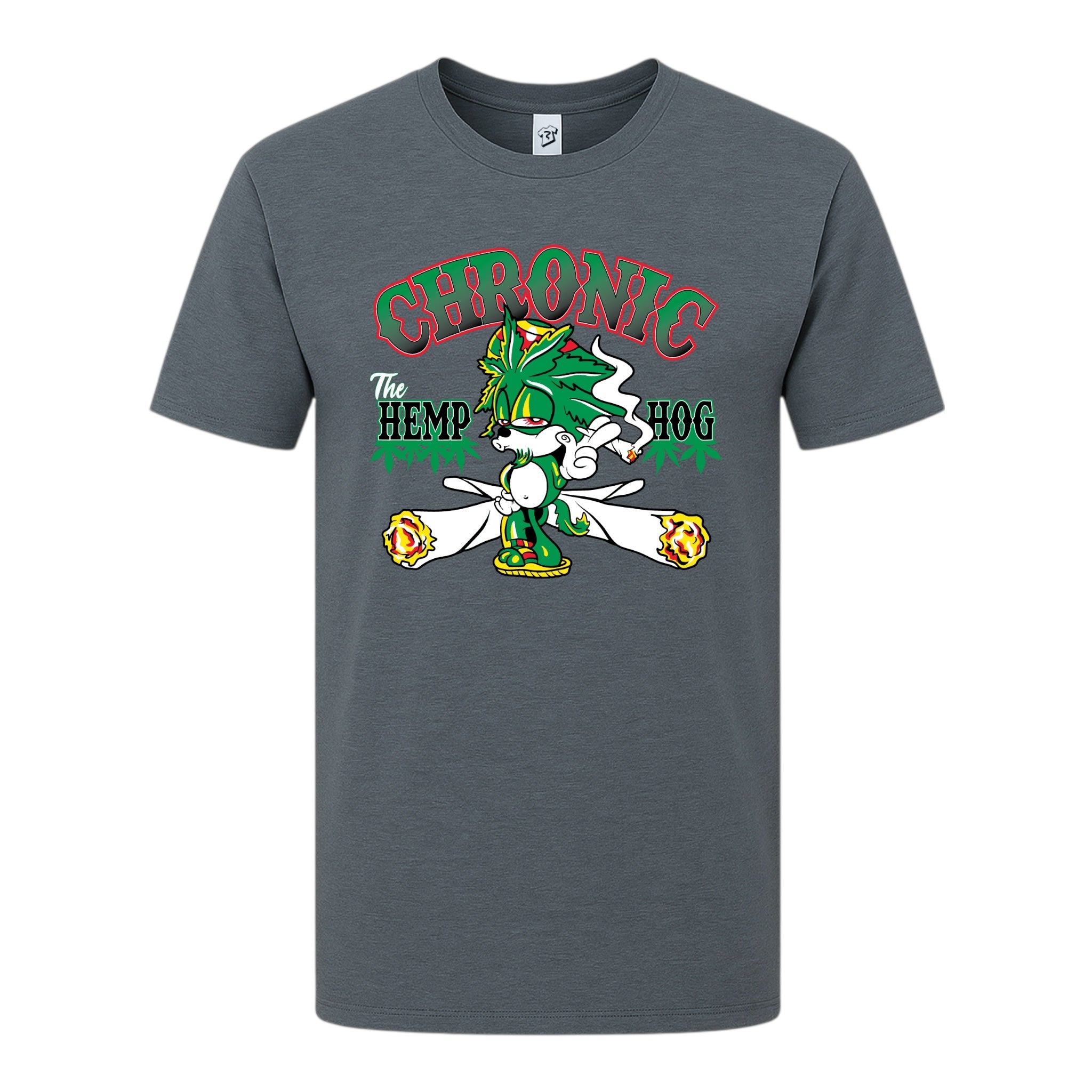 Tees Club graphic tee Chronic Hemp Dog - Premium Tee Black Size 2XL detail