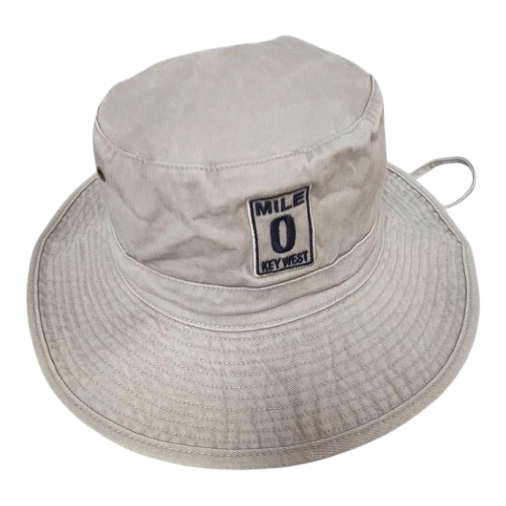 Tees Club bucket hat Mile 0 Gray - Bucket Hat KW front view