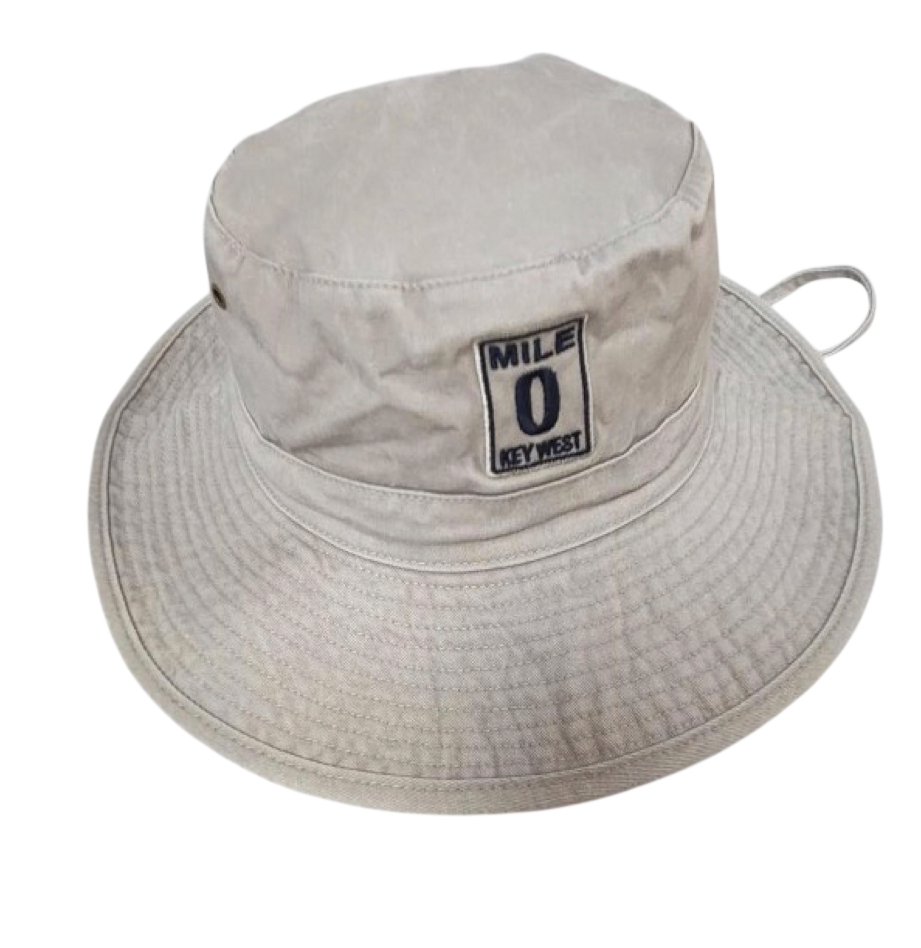 Tees Club bucket hat Mile 0 Gray - Bucket Hat KW back view