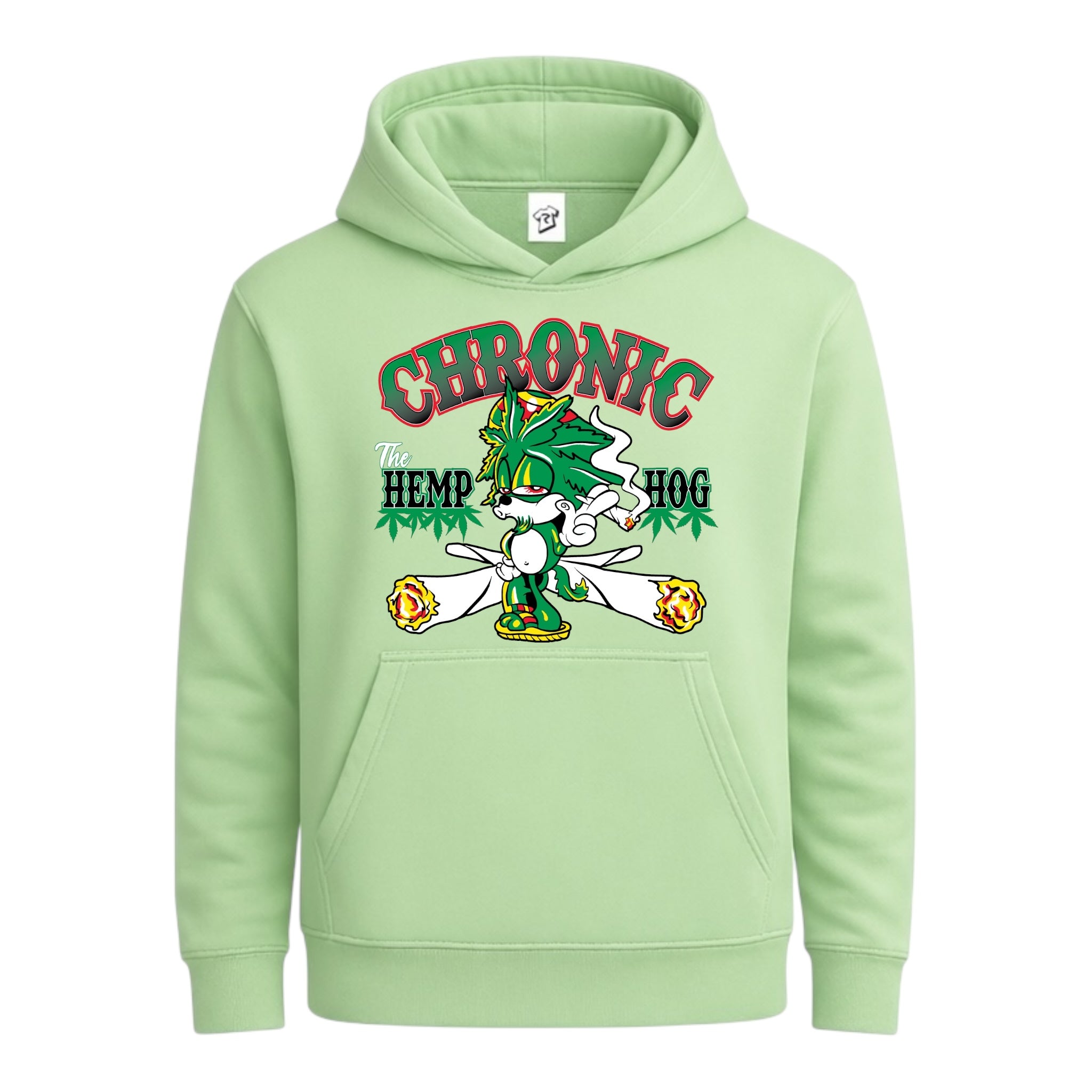 Tees Club streetwear hoodie Chronic Hemp Dog - Hoodie Navy Size M detail