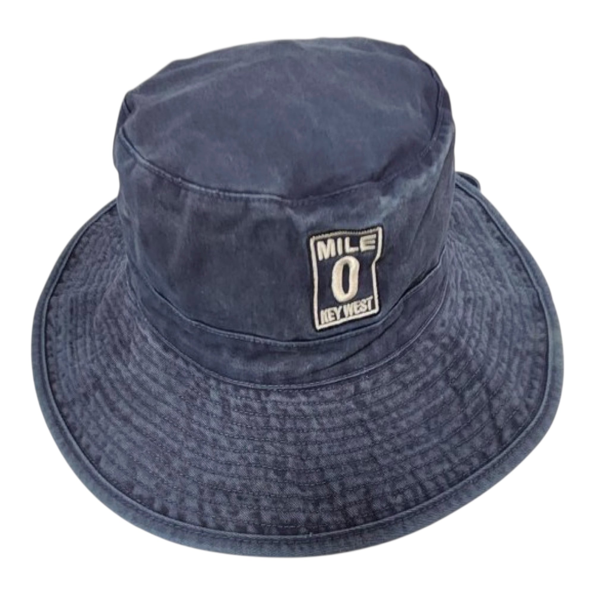 Tees Club bucket hat Mile 0 Blue - Bucket Hat KW front view