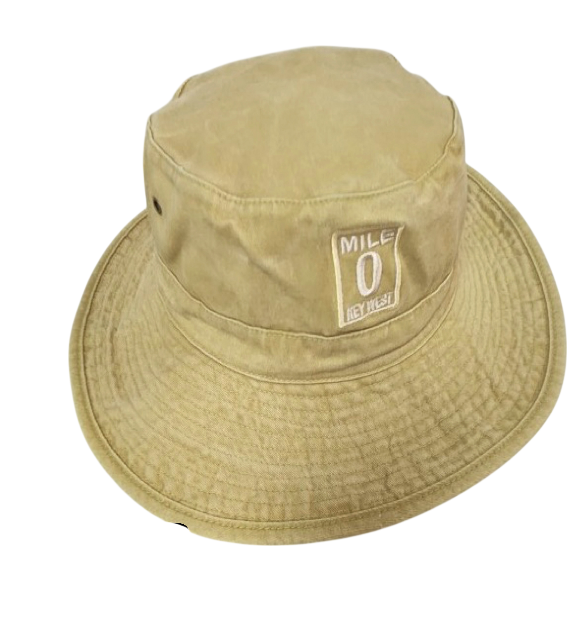 Tees Club bucket hat Mile 0 Khaki - Bucket Hat KW back view