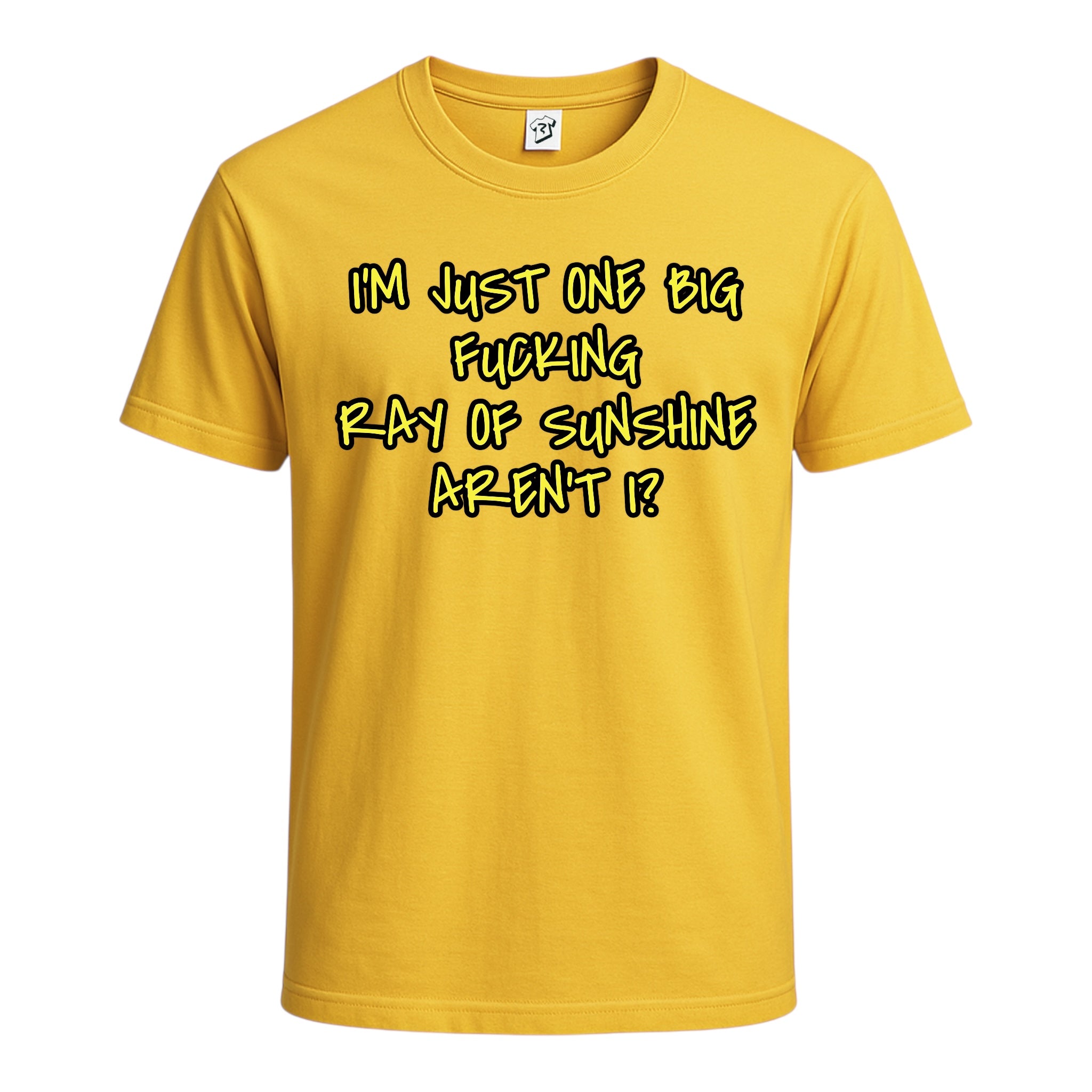 Tees Club graphic tee I'm Just One Big Fucking Ray of Sunshine - Cotton Tee Navy Size S front view