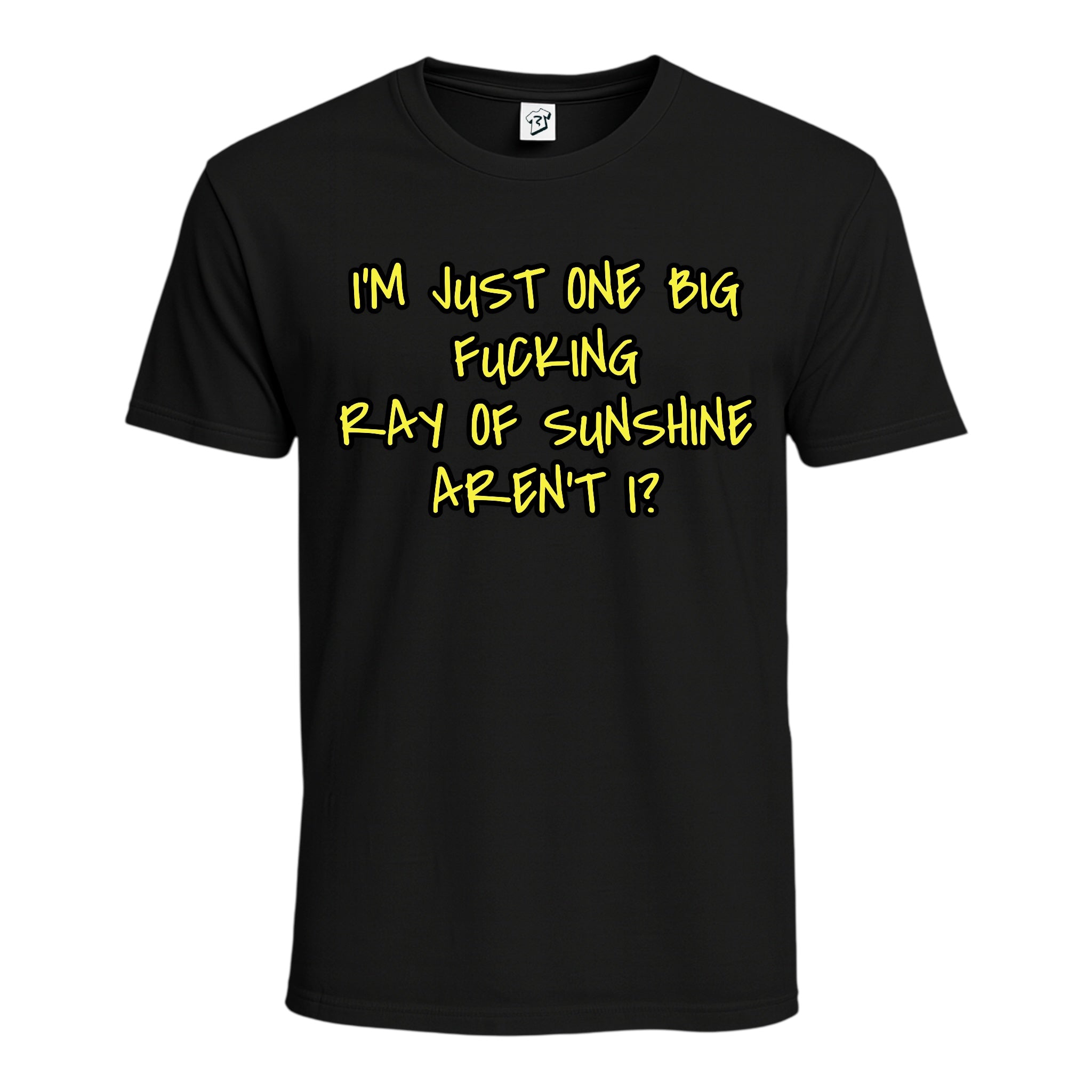 Tees Club graphic tee I'm Just One Big Fucking Ray of Sunshine - Cotton Tee Navy Size 2XL detail