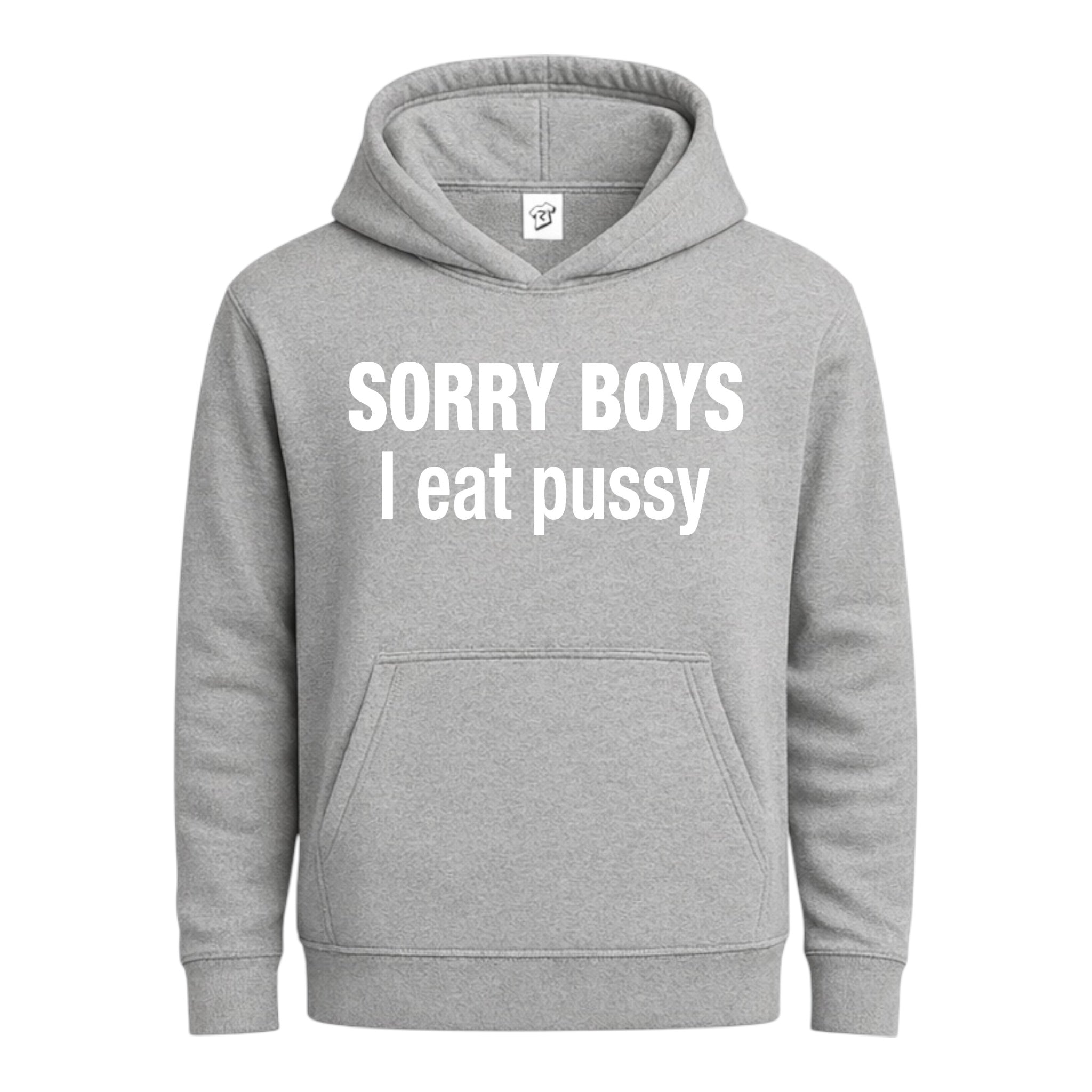 Tees Club streetwear hoodie Sorry Boys I Eat Pussy - Hoodie Navy Size M detail