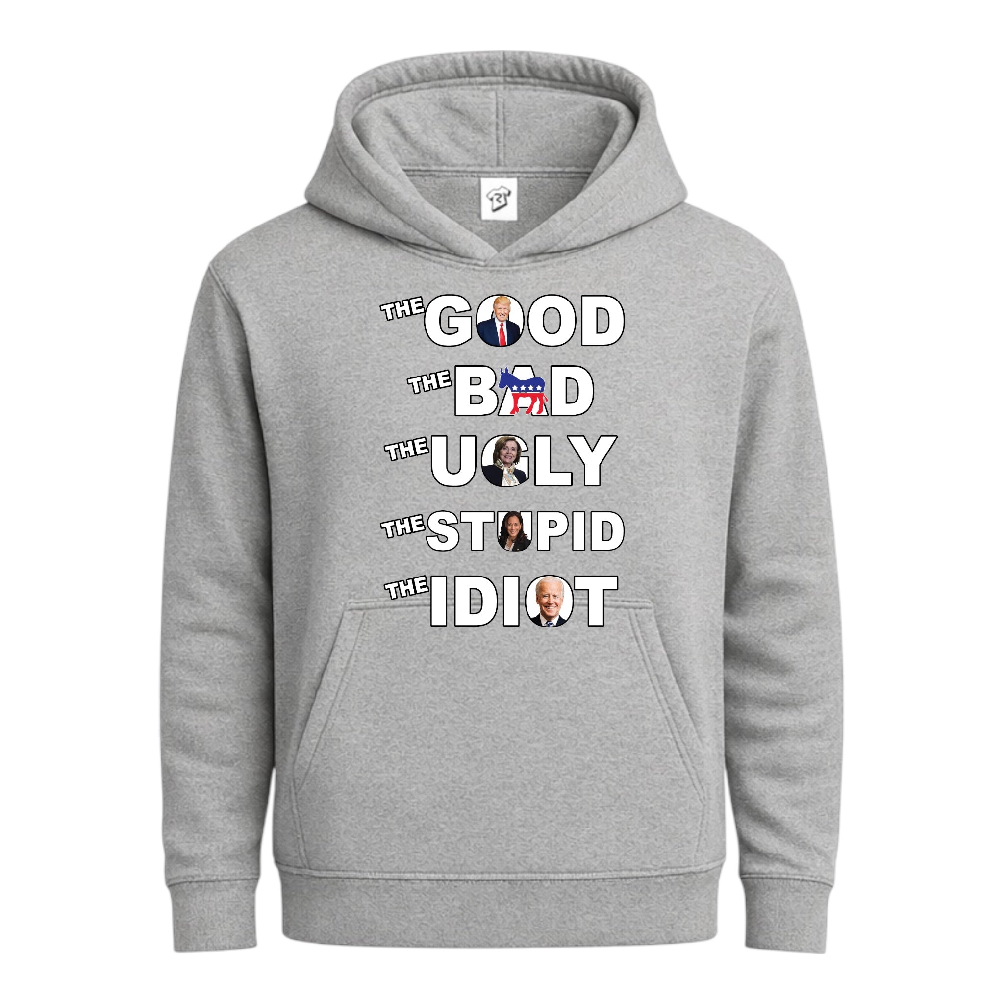 Tees Club streetwear hoodie The Good The Bad The Ugly The Stupid - Hoodie Navy Size M detail