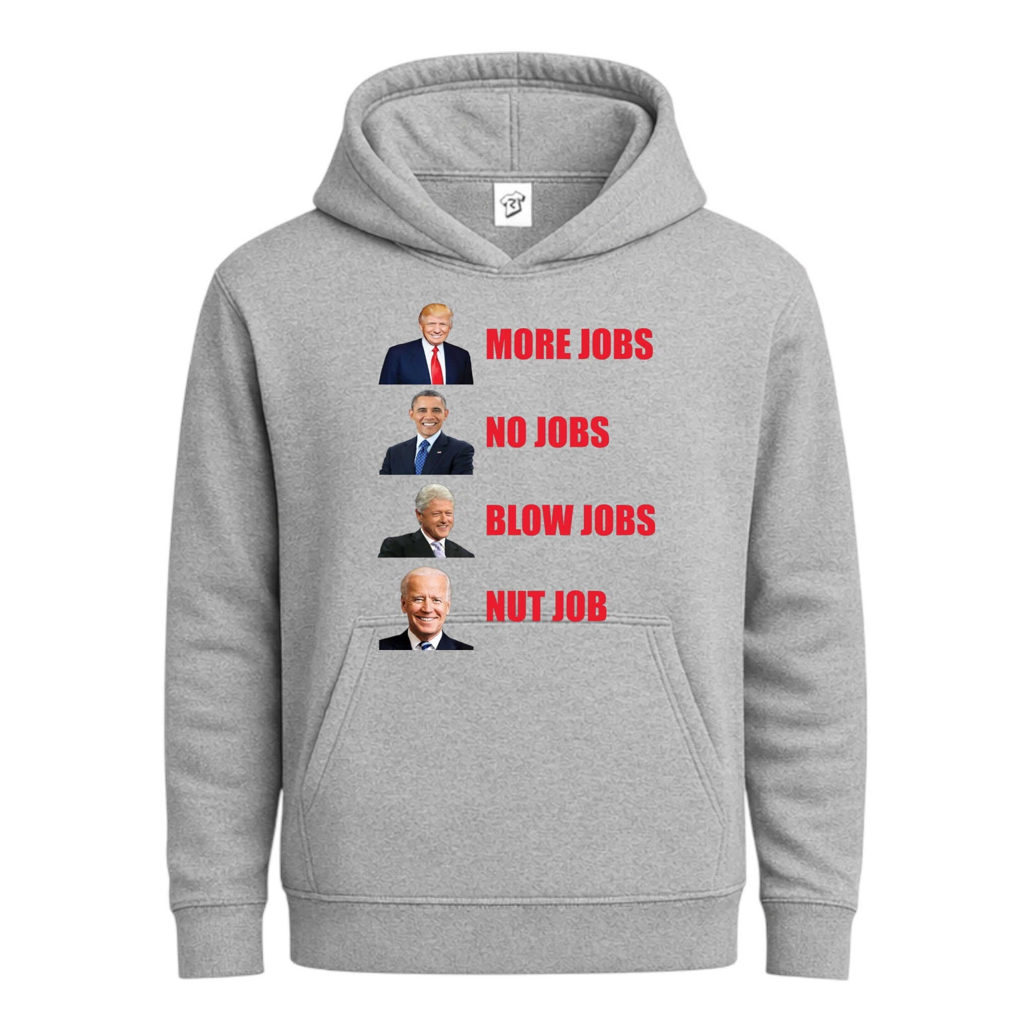 Tees Club streetwear hoodie More Jobs No Jobs - Hoodie Navy Size M detail