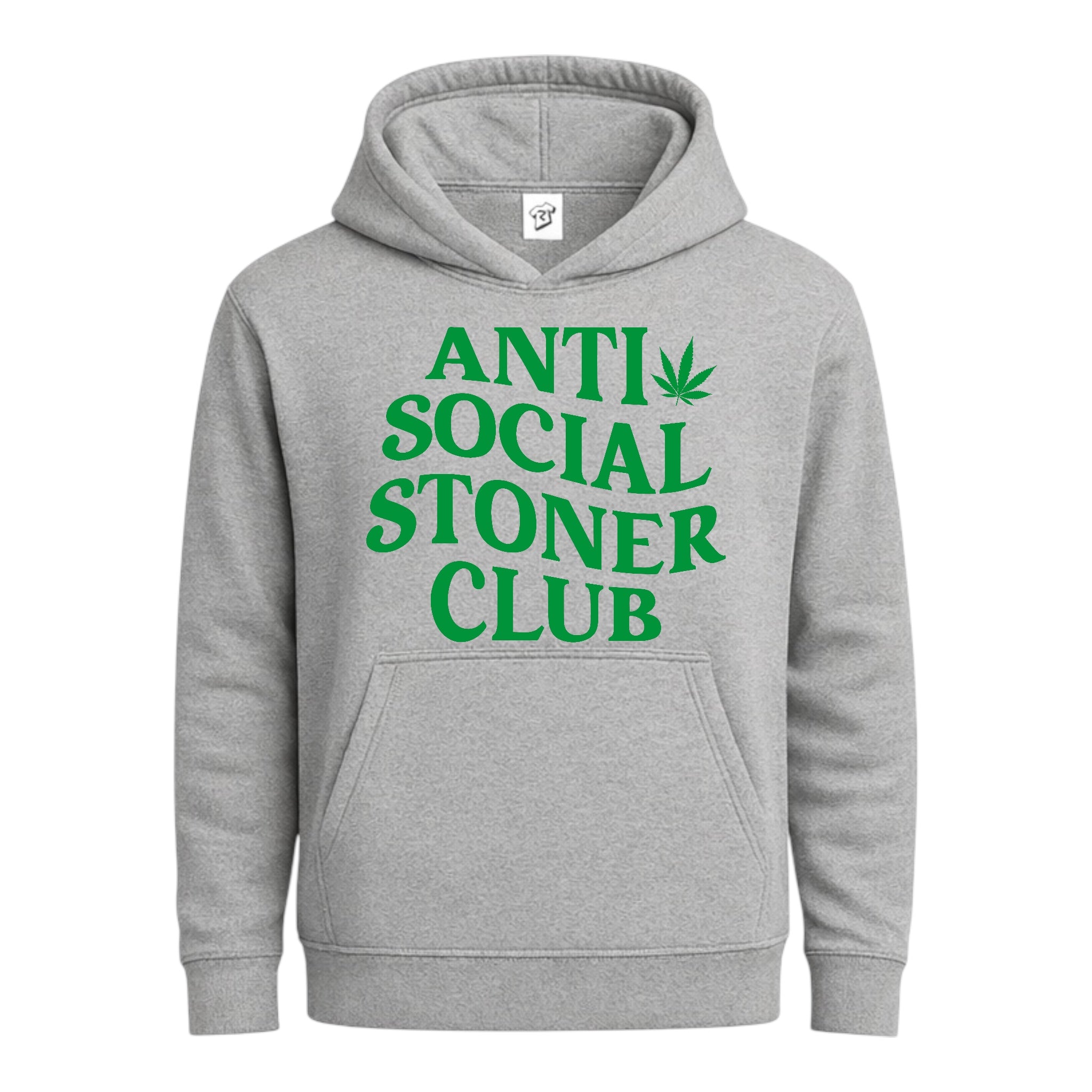 Tees Club streetwear hoodie Anti Social Stoner Club - Hoodie Navy Size L detail