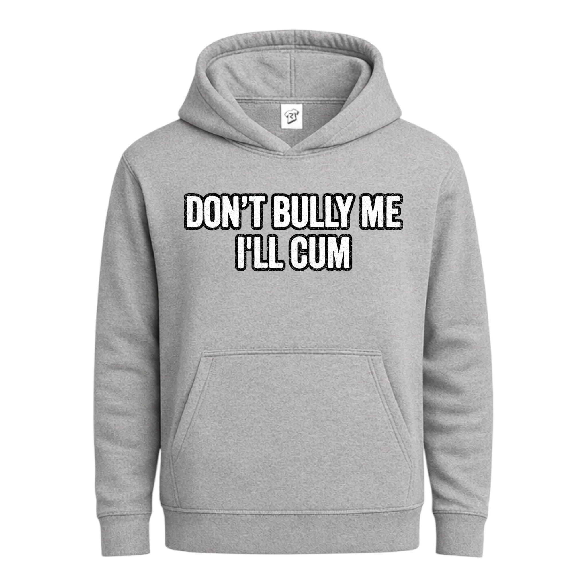 Tees Club streetwear hoodie Don't Bully Me I'll Cum - Hoodie Navy Size M detail