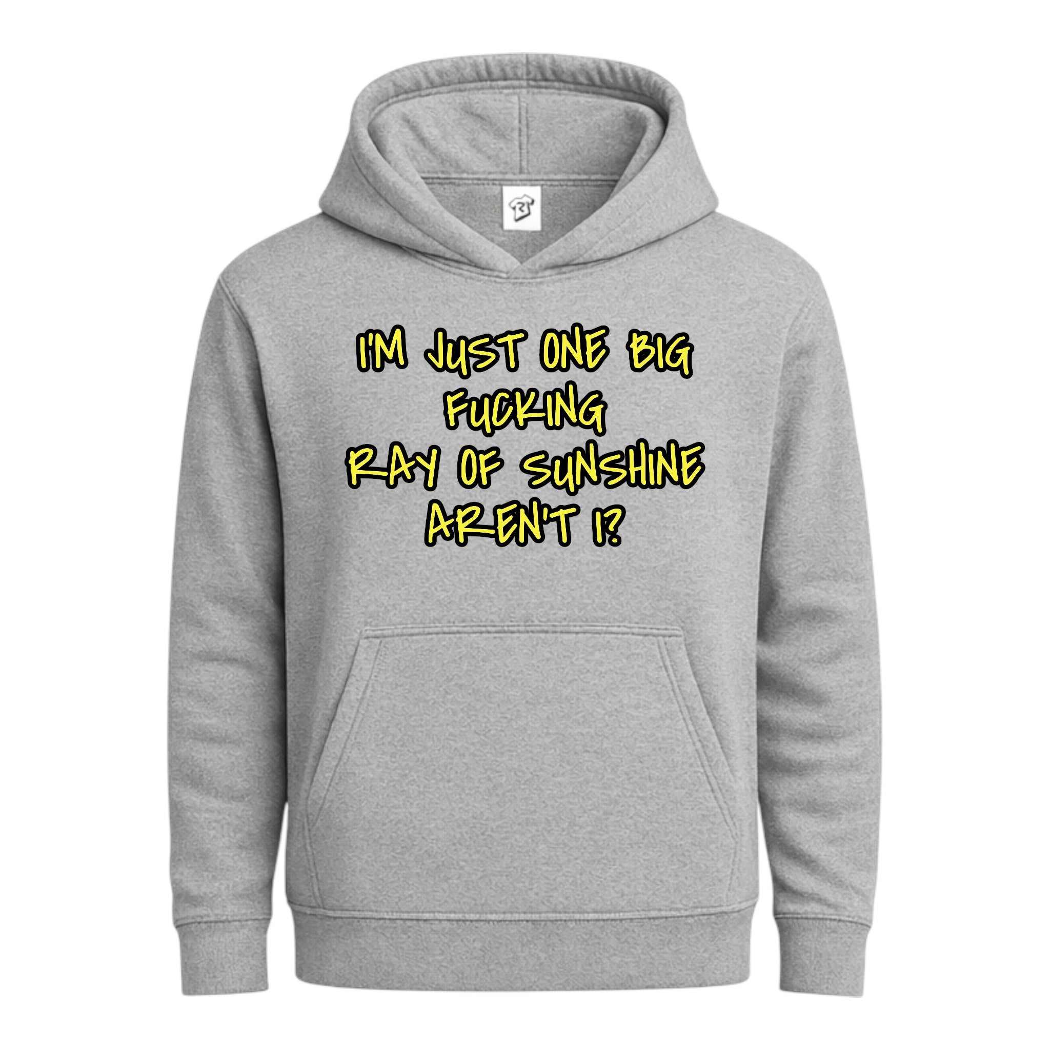 Tees Club streetwear hoodie I'm Just One Big Fucking Ray of Sunshine - Hoodie Navy Size L detail